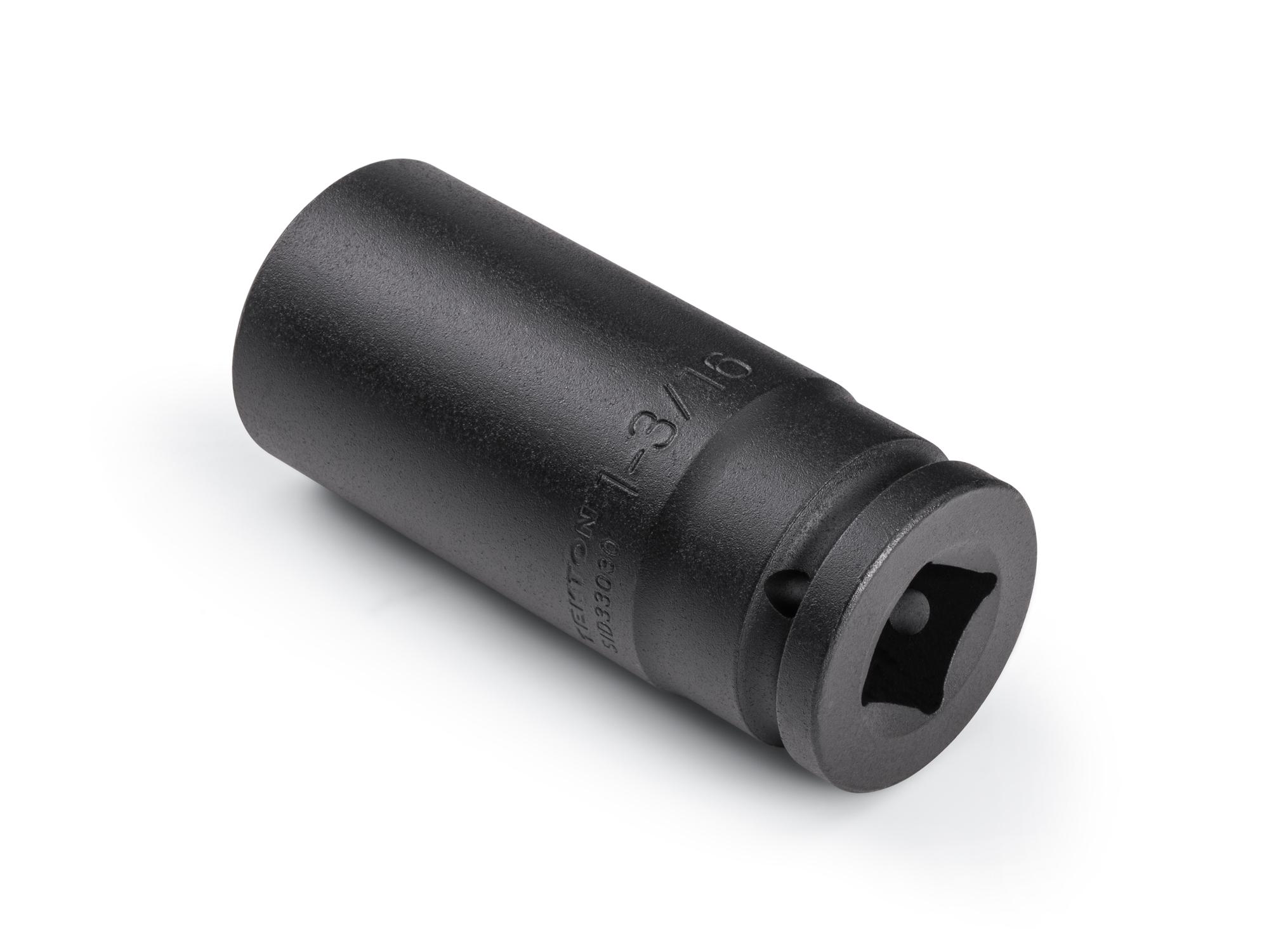 Back angle view of Tekton impact drive 6-point socket. Item #SID33030