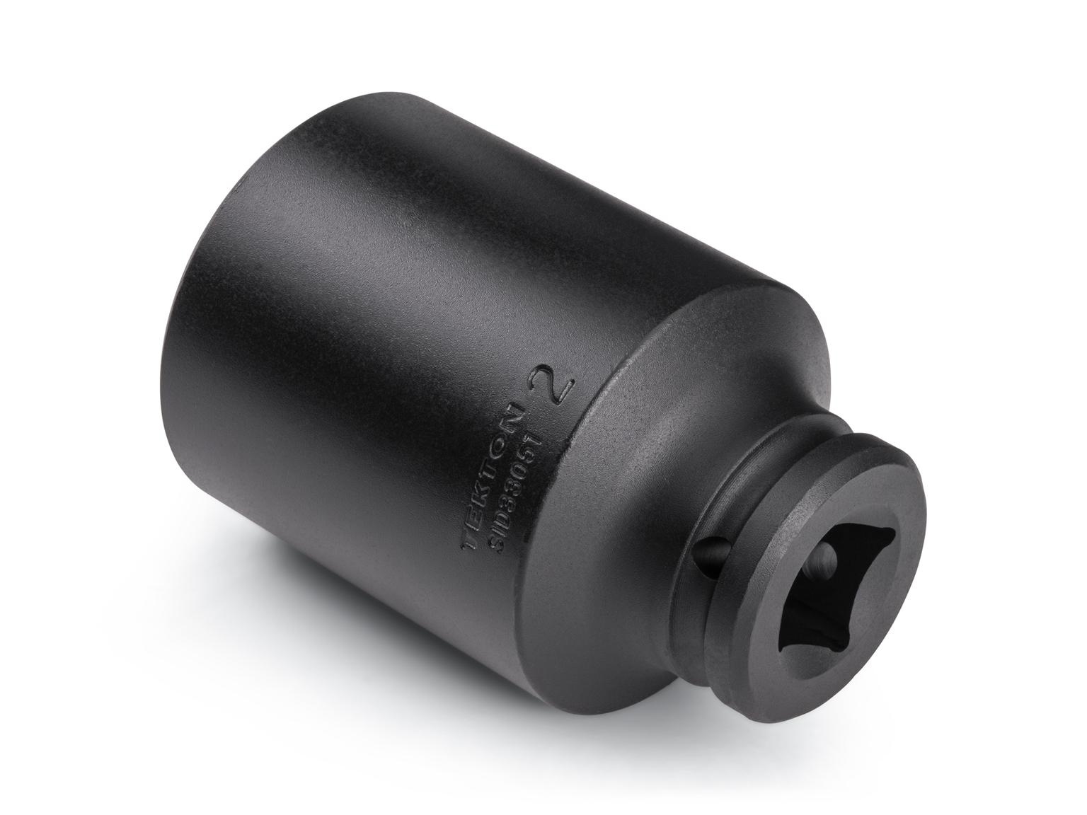 Back angle view of Tekton impact drive 6-point socket. Item #SID33051