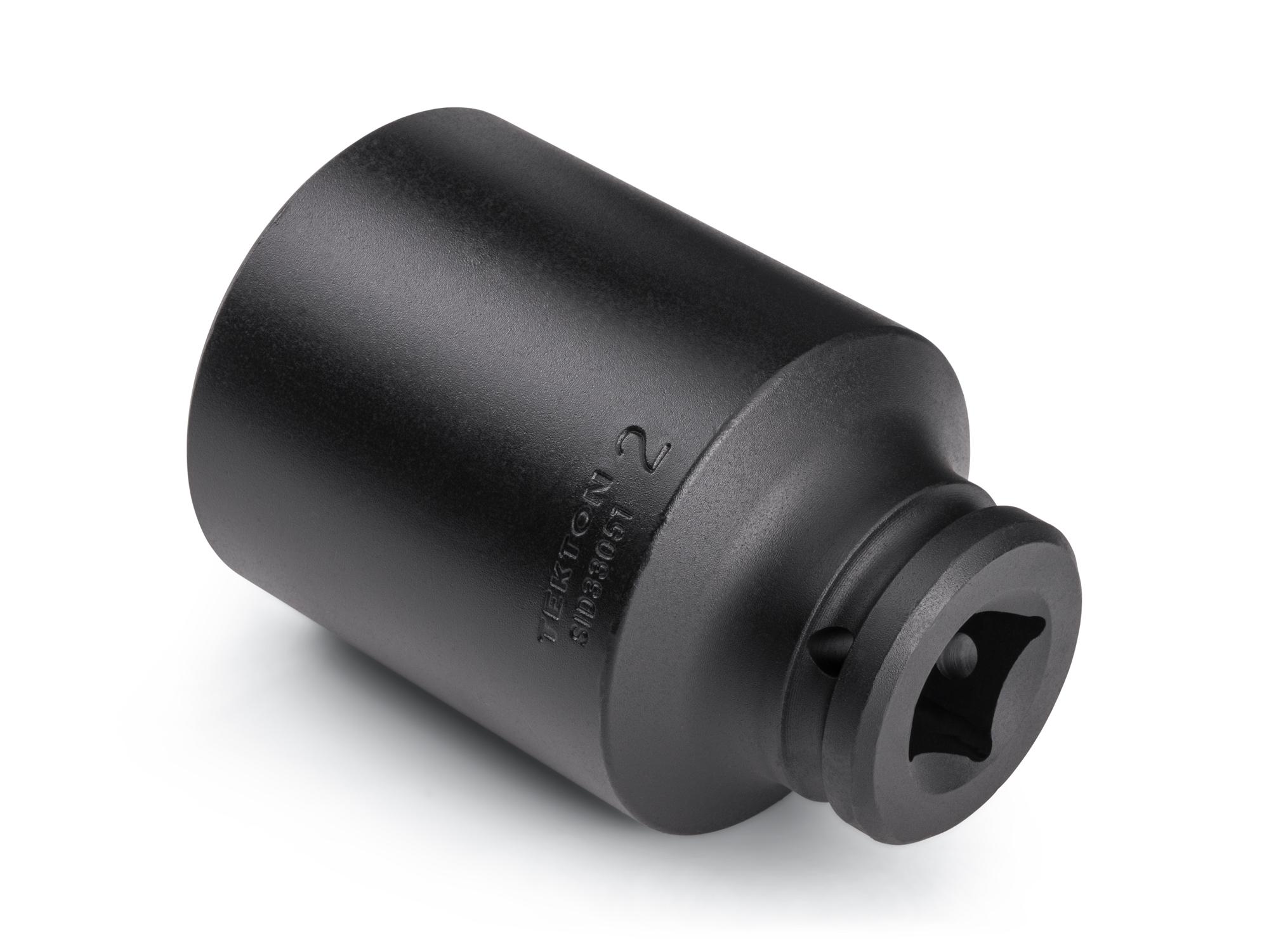 Back angle view of Tekton impact drive 6-point socket. Item #SID33051