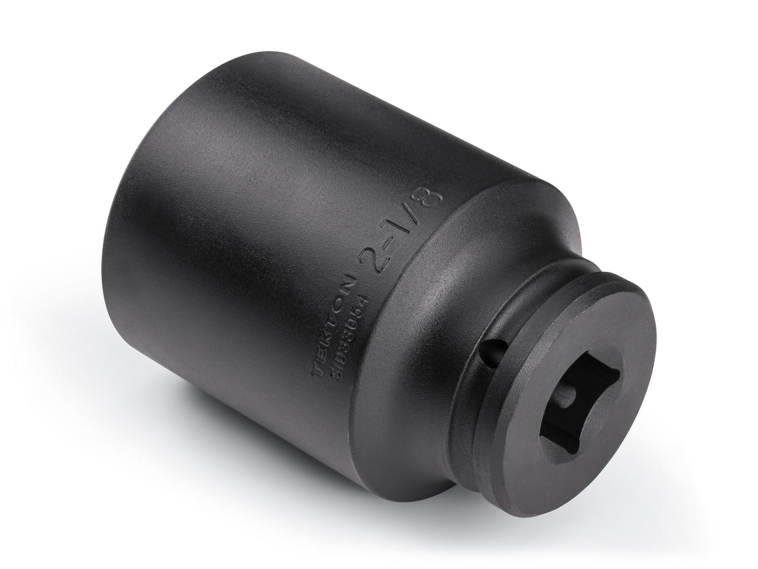 Back angle view of Tekton impact drive 6-point socket. Item #SID33054