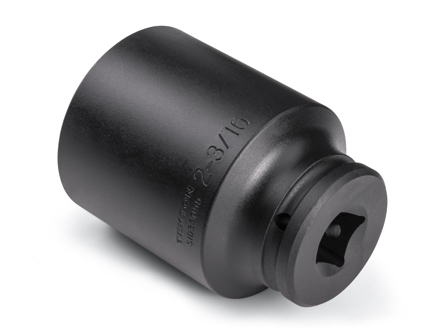 Back angle view of Tekton impact drive 6-point socket. Item #SID33055