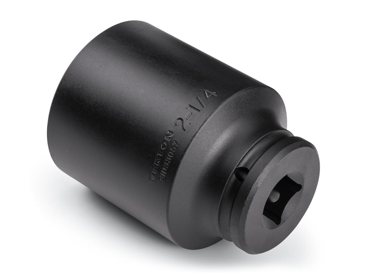 Back angle view of Tekton impact drive 6-point socket. Item #SID33057