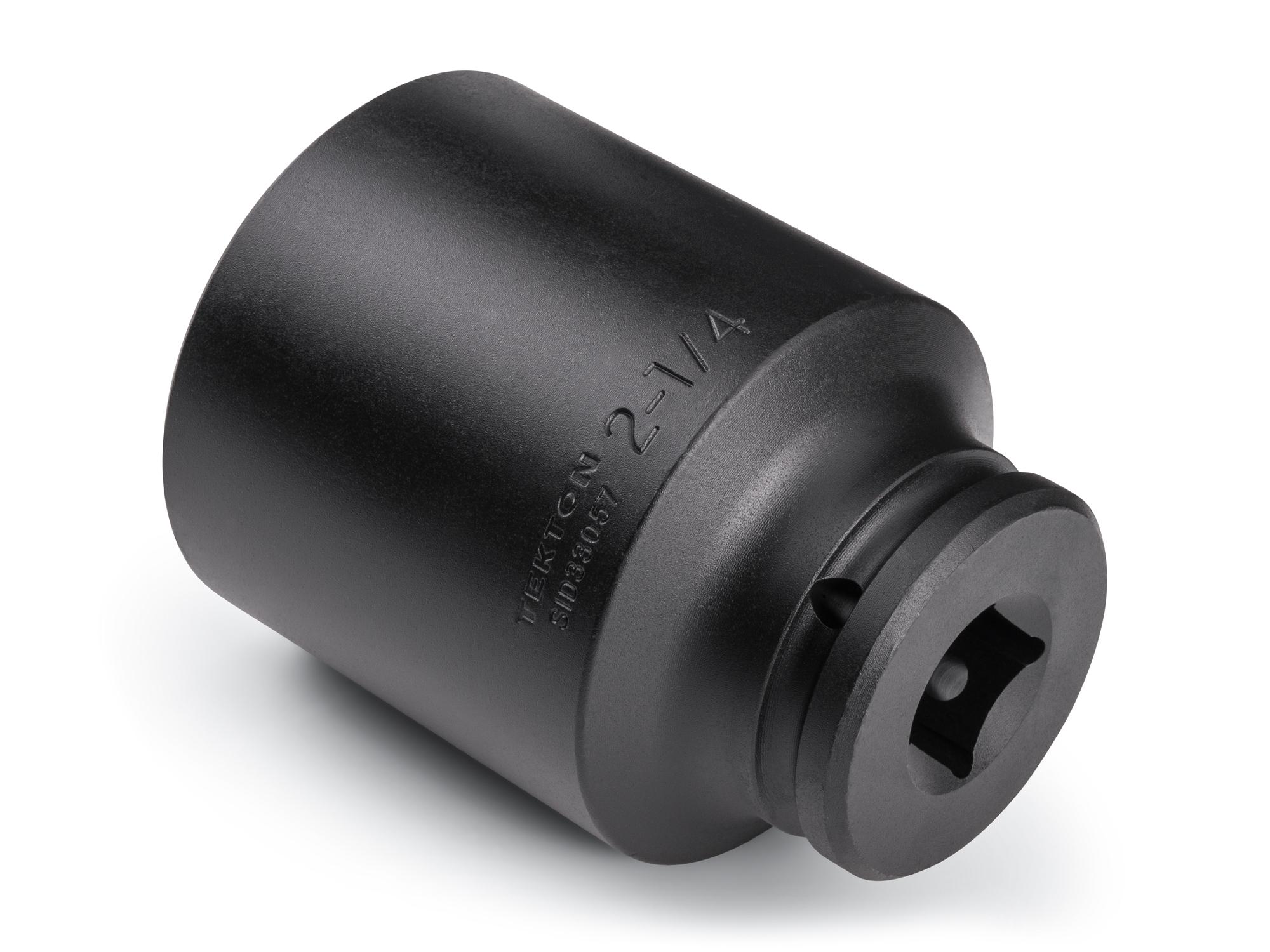 Back angle view of Tekton impact drive 6-point socket. Item #SID33057