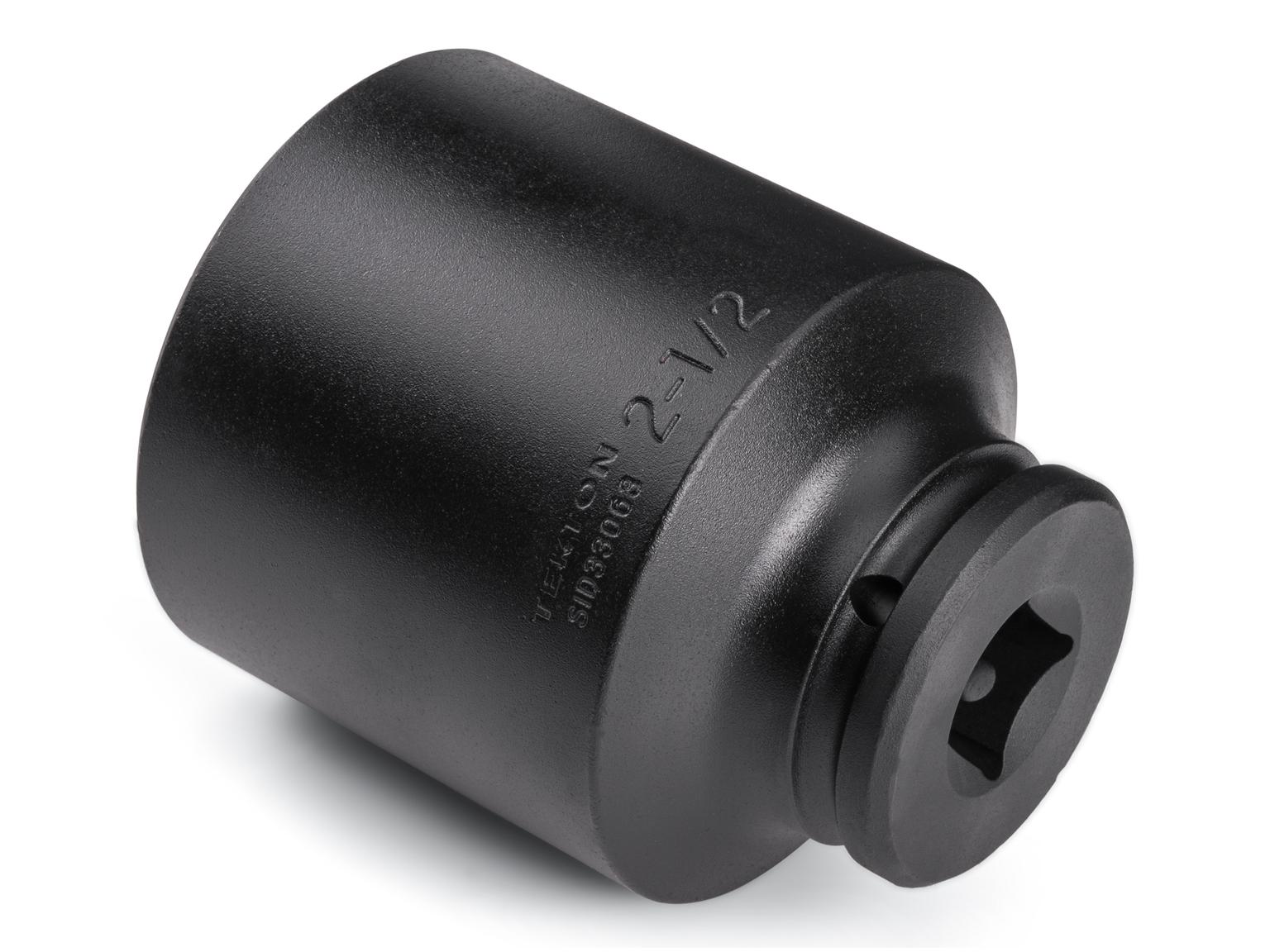 Back angle view of Tekton impact drive 6-point socket. Item #SID33063