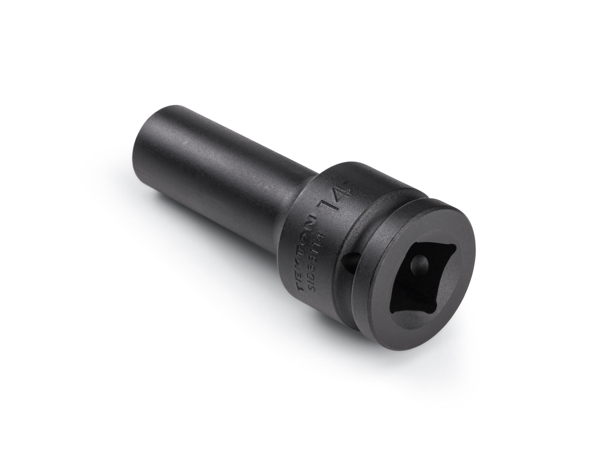 Back angle view of Tekton impact drive 6-point socket. Item #SID33114