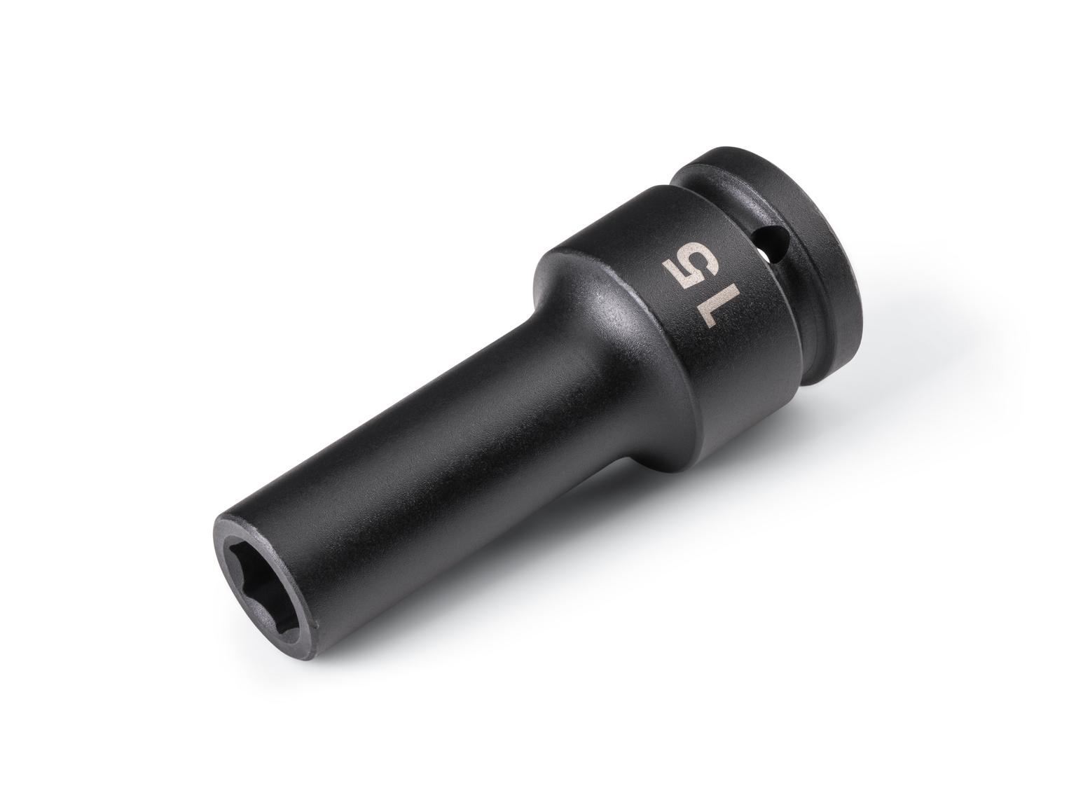 TEKTON 3/4 Inch Drive x 15 mm Deep 6-Point Impact Socket