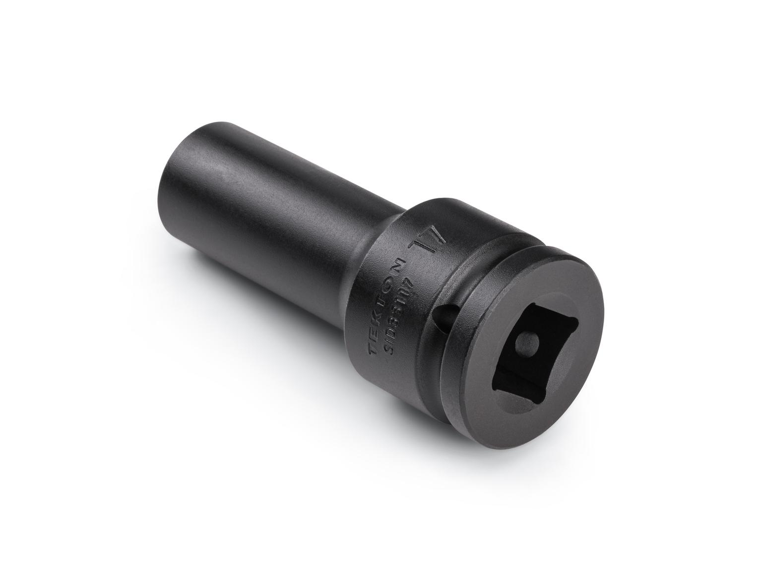 Back angle view of Tekton impact drive 6-point socket. Item #SID33117