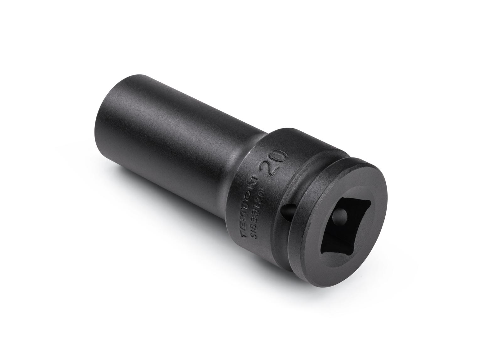 Back angle view of Tekton impact drive 6-point socket. Item #SID33120