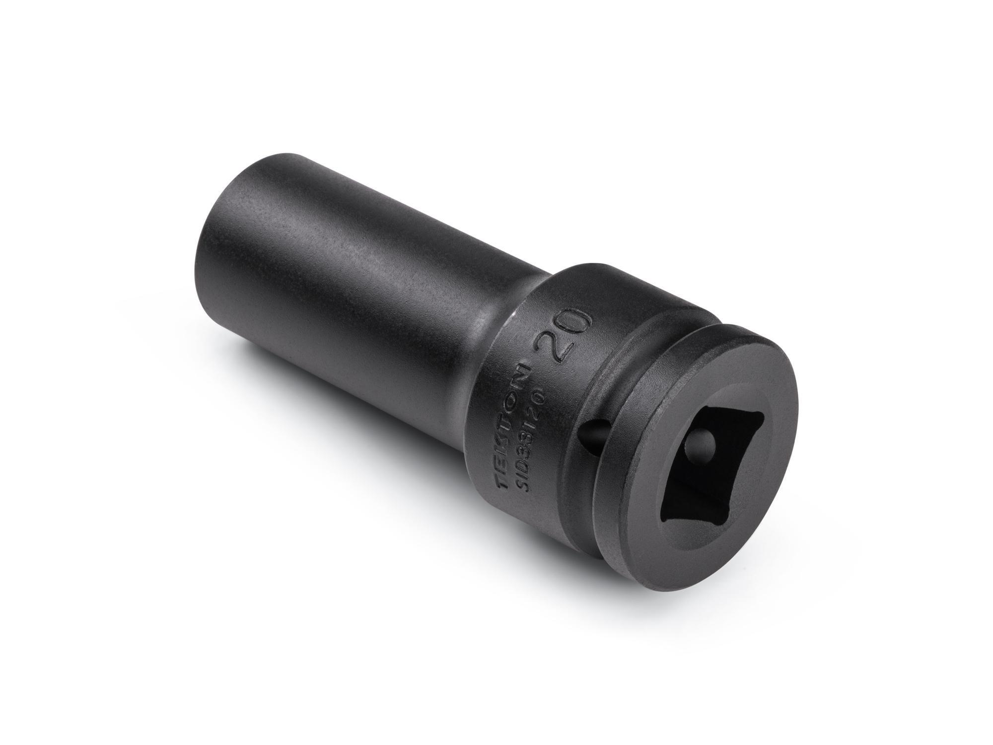 Back angle view of Tekton impact drive 6-point socket. Item #SID33120
