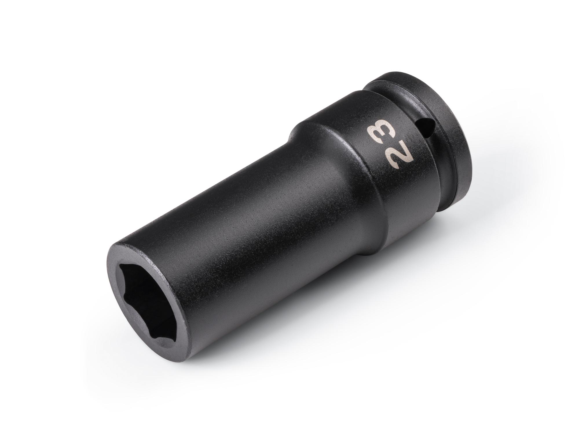Front-right angle view of Tekton impact drive 6-point socket. Item #SID33123