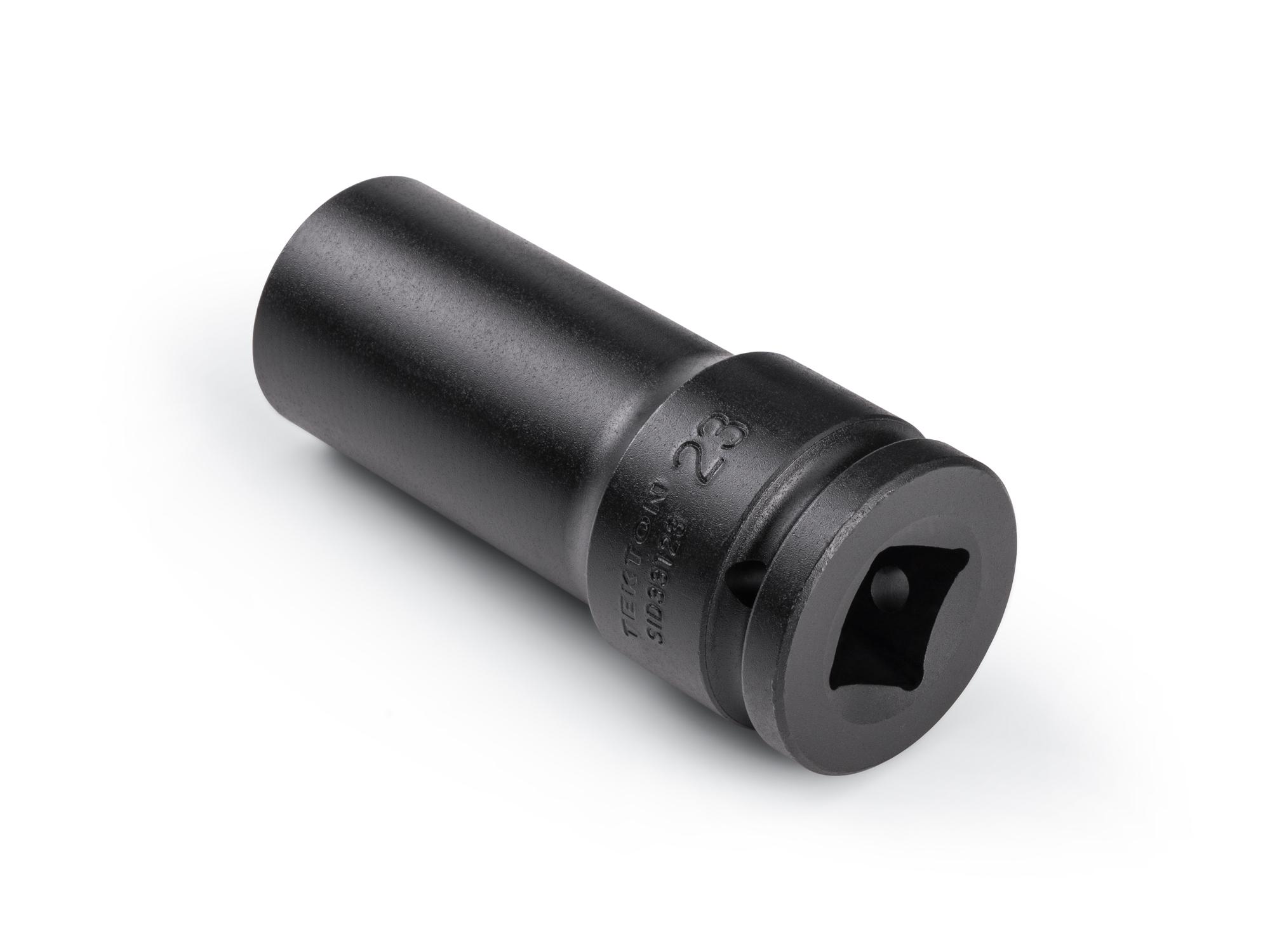 Back angle view of Tekton impact drive 6-point socket. Item #SID33123