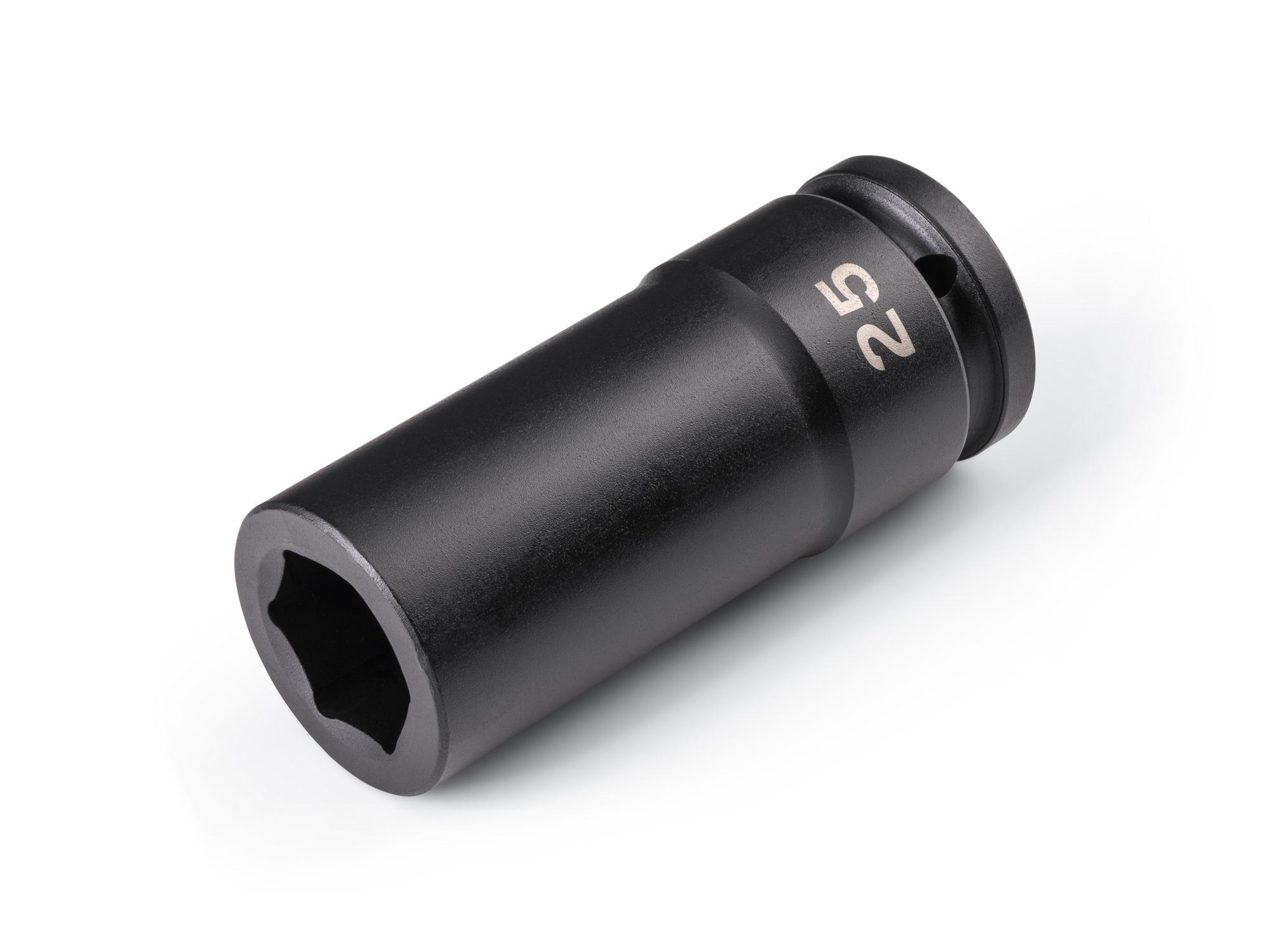Front-right angle view of Tekton impact drive 6-point socket. Item #SID33125