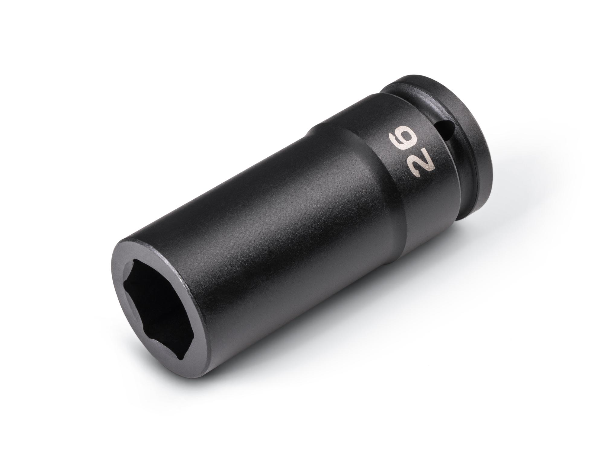 Front-right angle view of Tekton impact drive 6-point socket. Item #SID33126