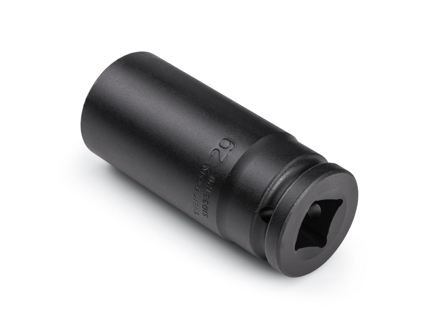 Back angle view of Tekton impact drive 6-point socket. Item #SID33129