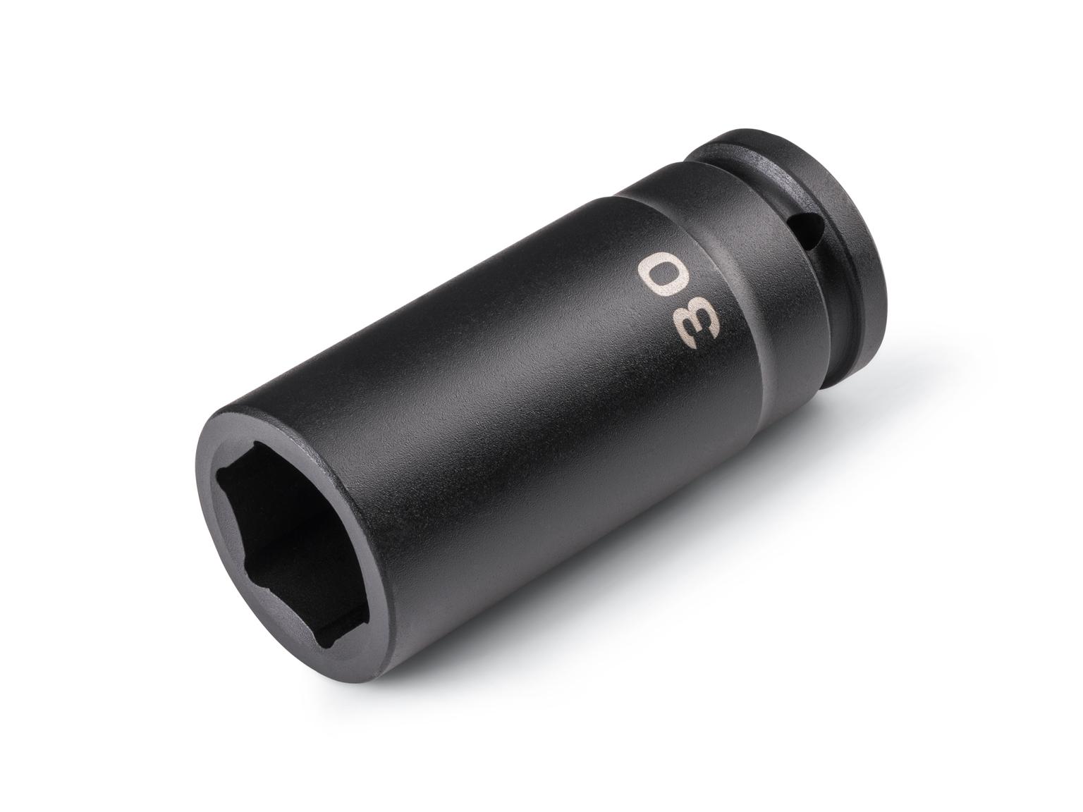 TEKTON 3/4 Inch Drive x 30 mm Deep 6-Point Impact Socket