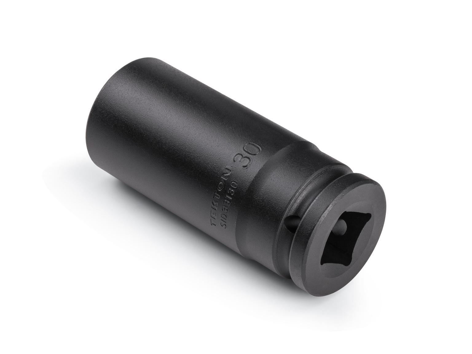 Back angle view of Tekton impact drive 6-point socket. Item #SID33130