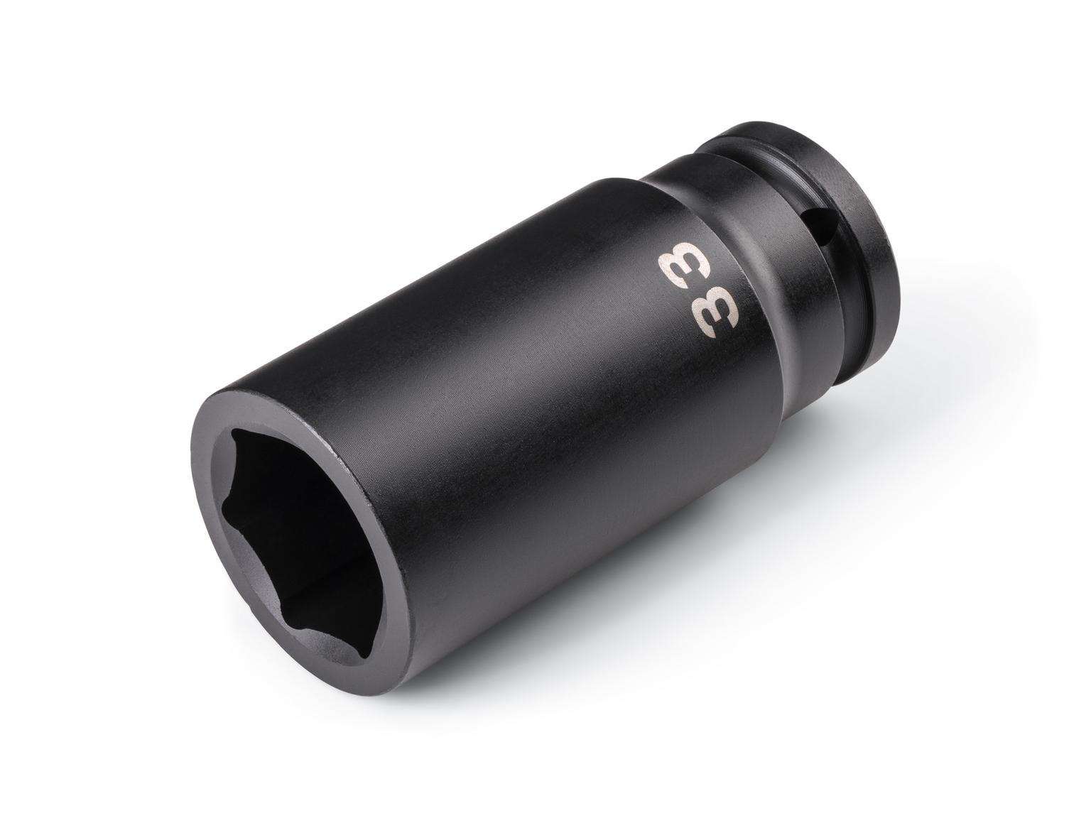 TEKTON 3/4 Inch Drive x 33 mm Deep 6-Point Impact Socket