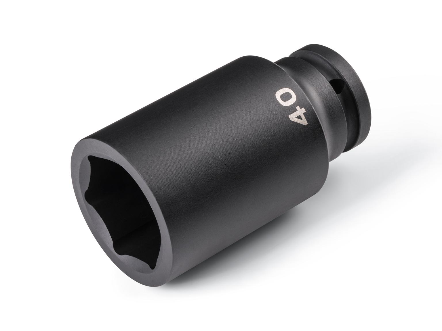 TEKTON 3/4 Inch Drive x 40 mm Deep 6-Point Impact Socket