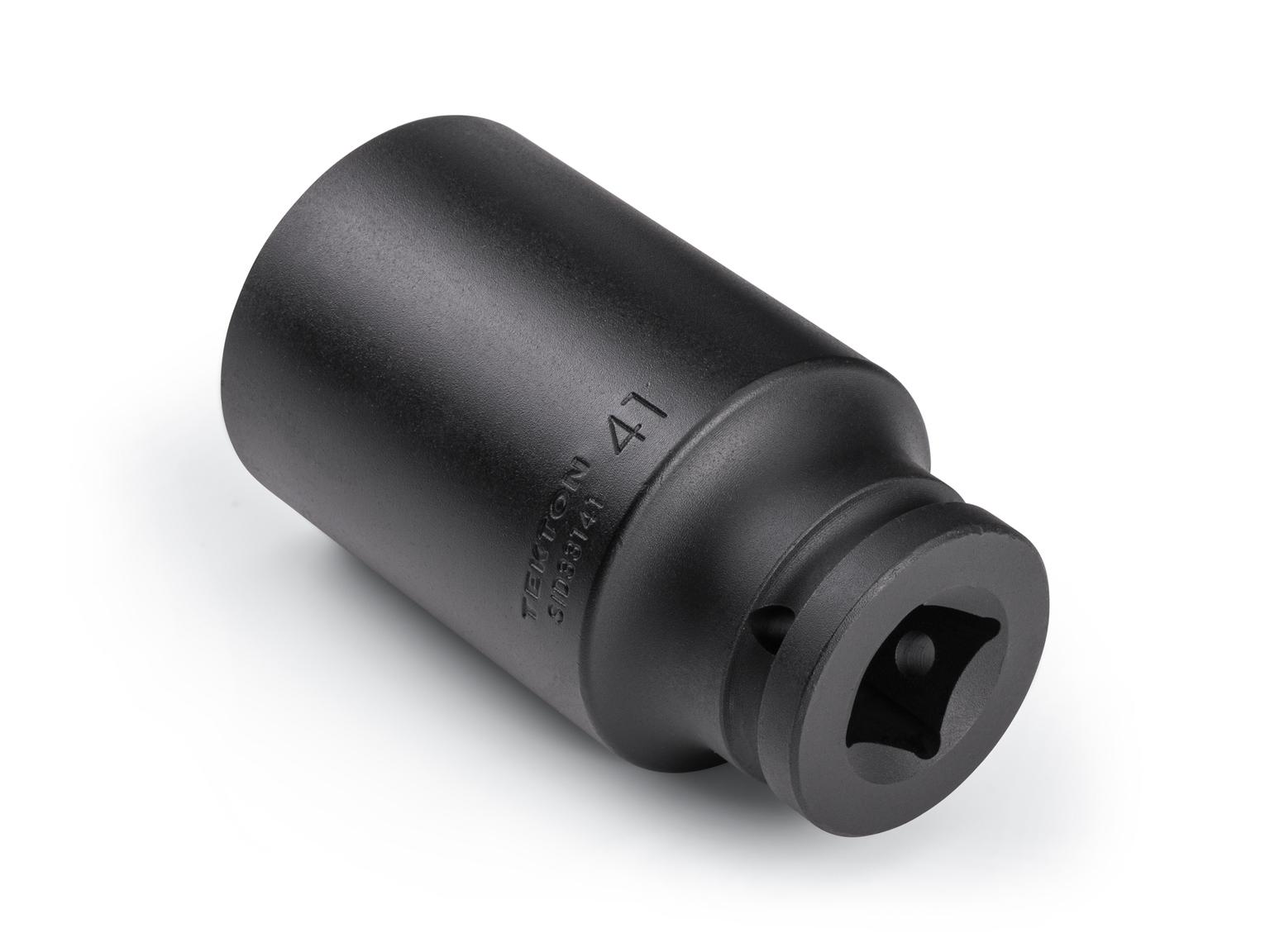 Back angle view of Tekton impact drive 6-point socket. Item #SID33141