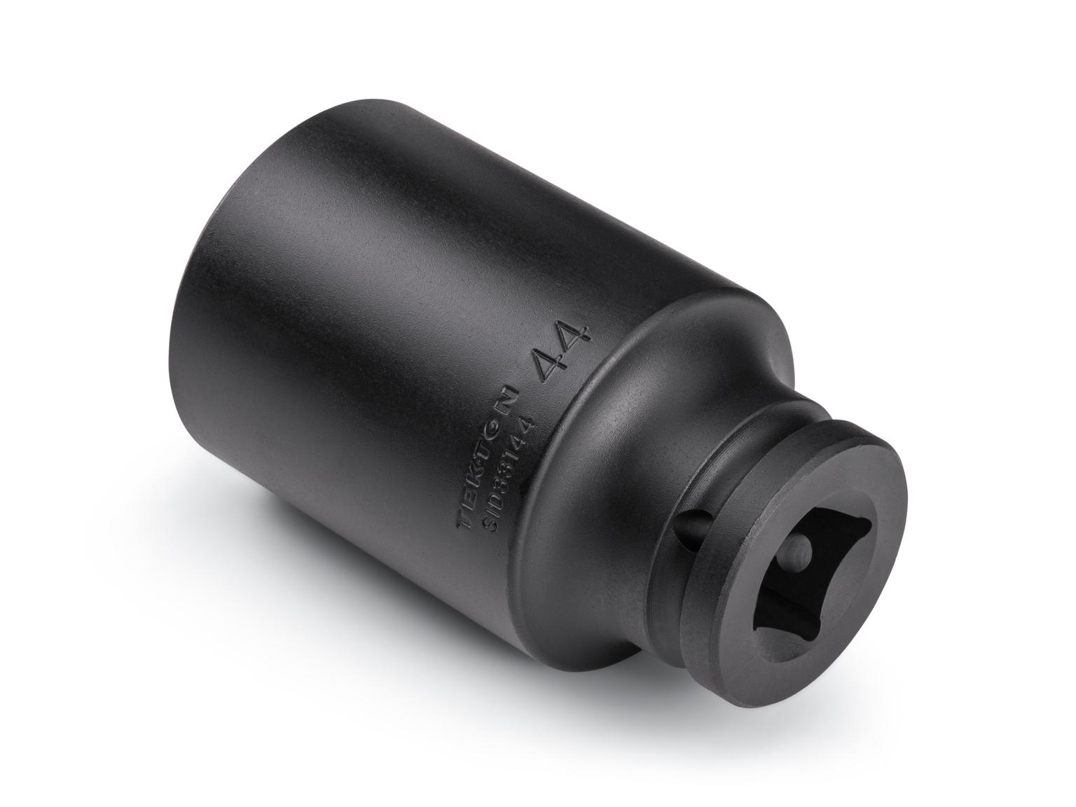 Back angle view of Tekton impact drive 6-point socket. Item #SID33144