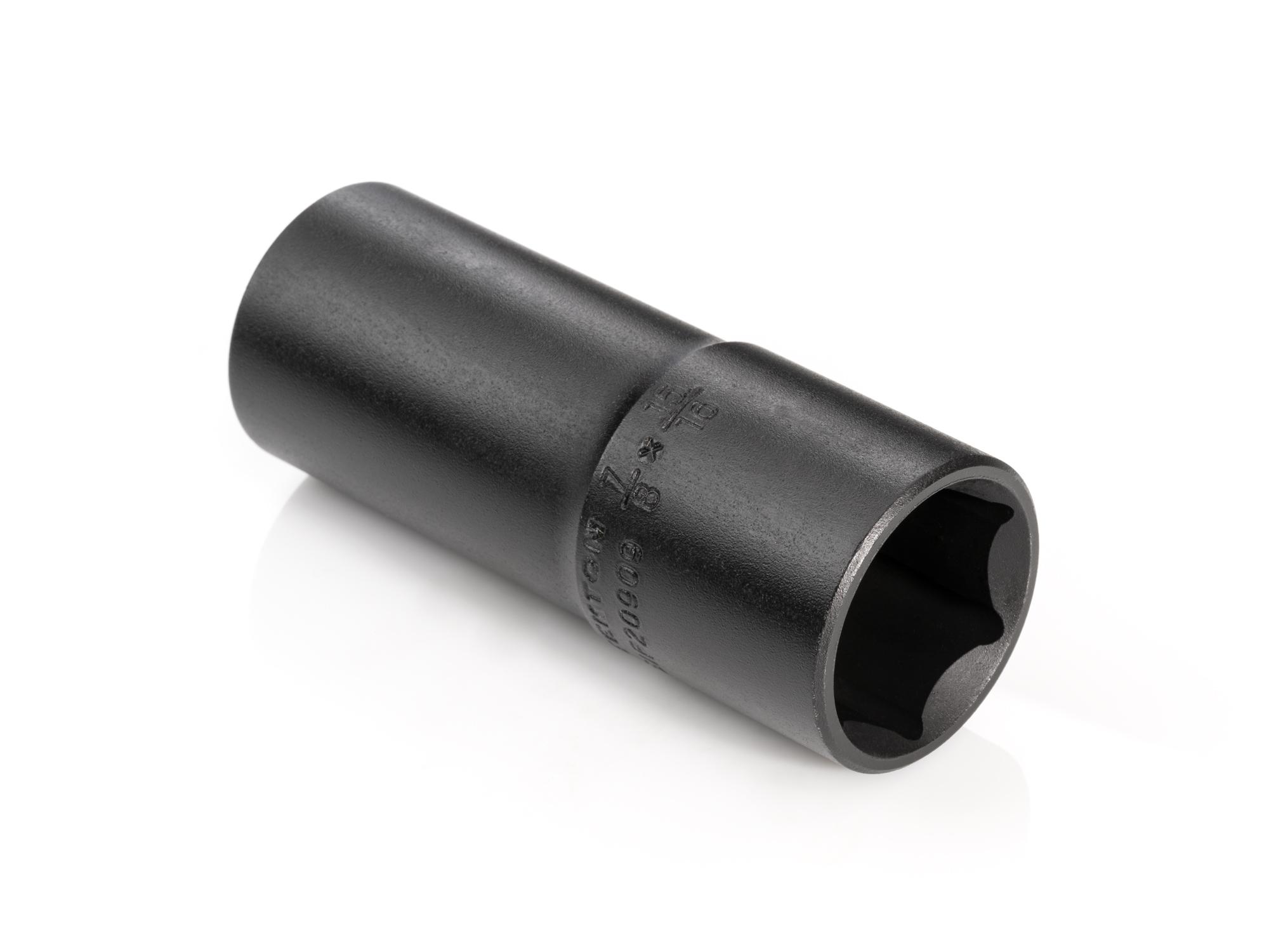 Back angle view of Tekton impact drive 6-point socket. Item #SIF20909