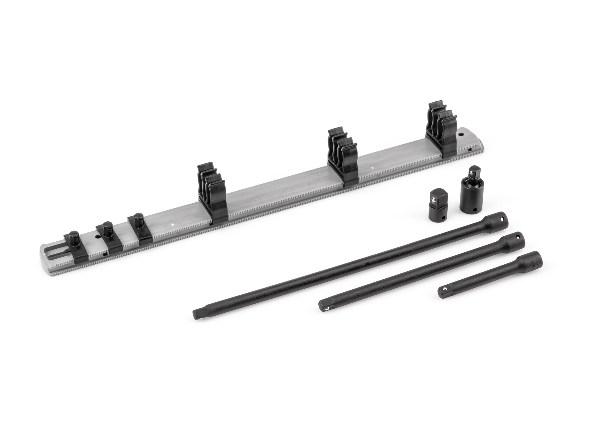 TEKTON 1/4 Inch Drive Impact Extension and Accessory Set with Rail (5-Piece)