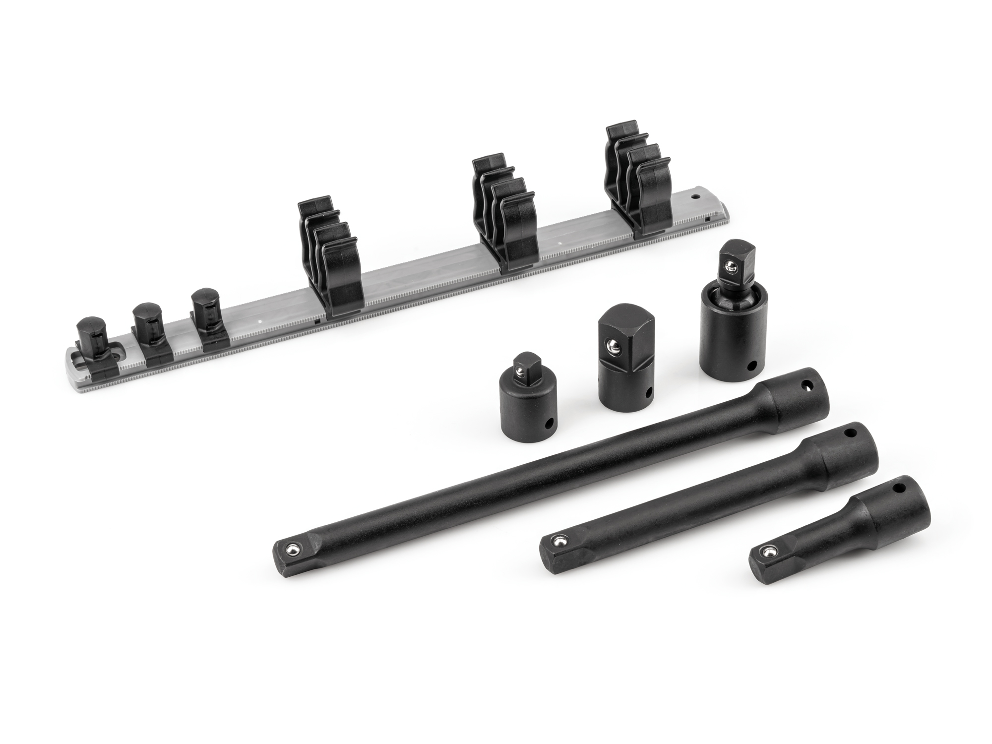 TEKTON 1/2 Inch Drive Impact Extension and Accessory Set with Rail (6-Piece)
