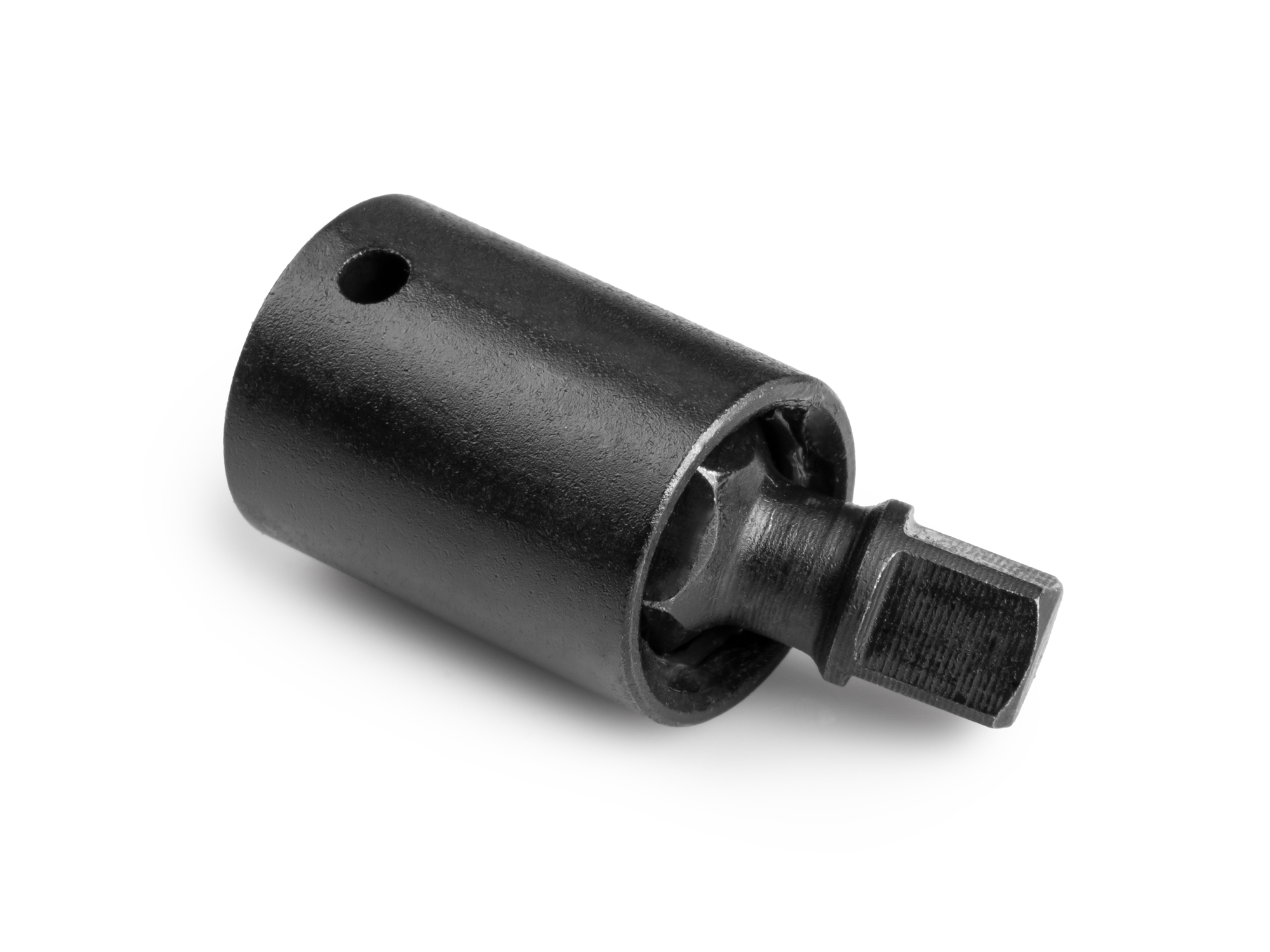 1/4 inch drive impact universal joint has a 30-degree working angle with a 6-sided pinless design. SIA02100.