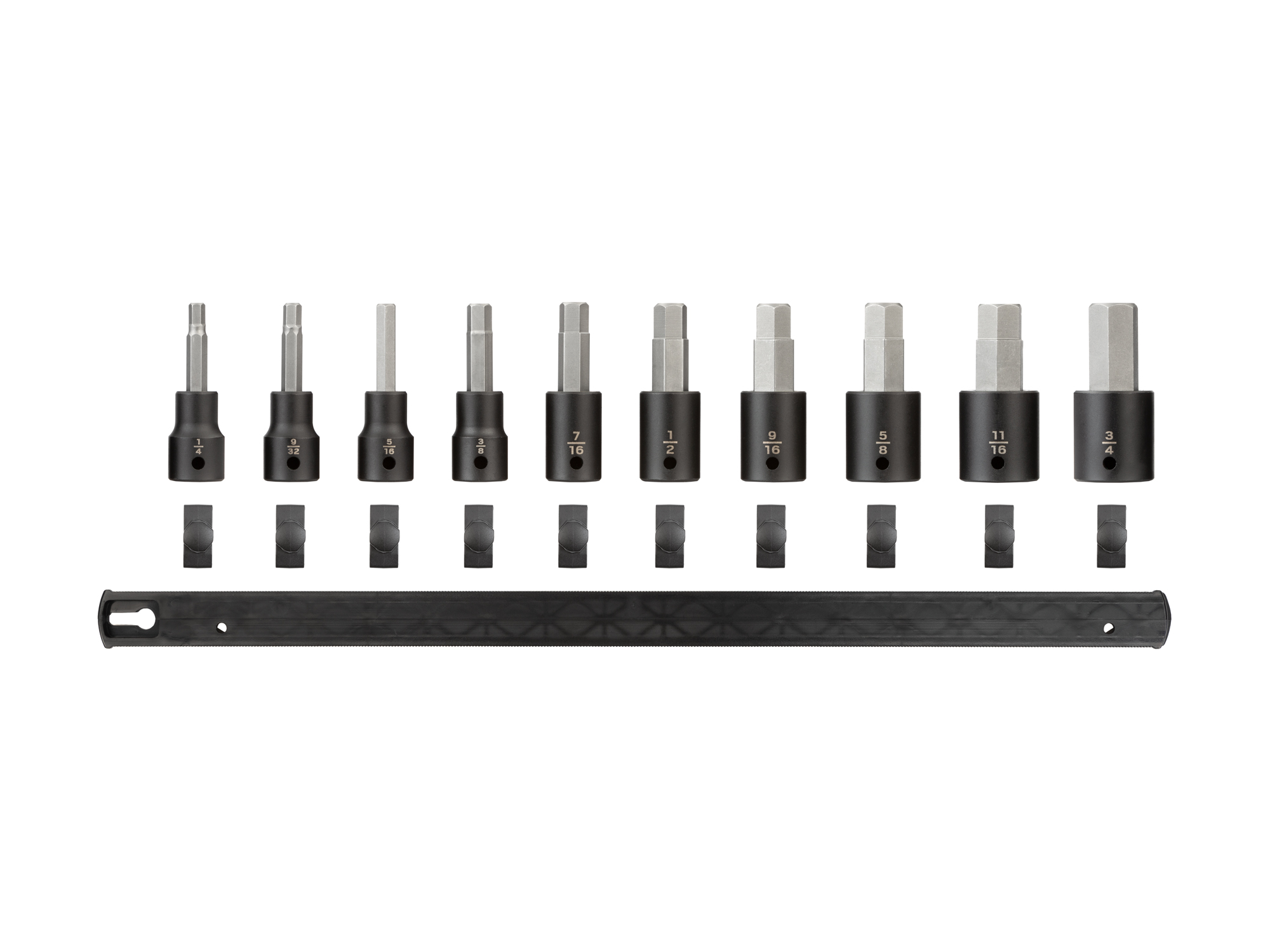 1/2 Inch Drive Hex Impact Bit Socket Set (1/4–3/4 in.) | TEKTON