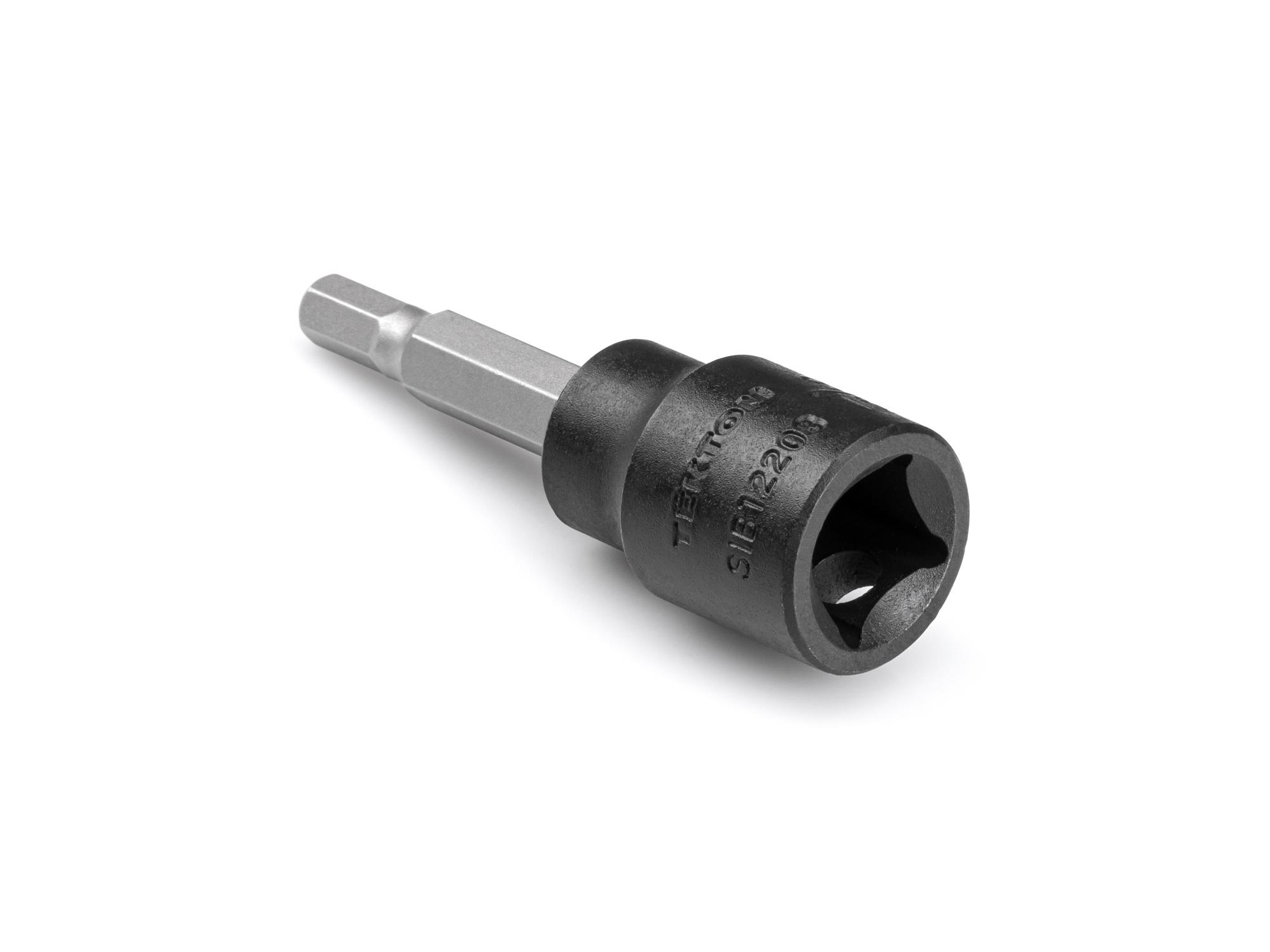 Back angle view of Tekton impact drive bit socket. Item #SIB12203