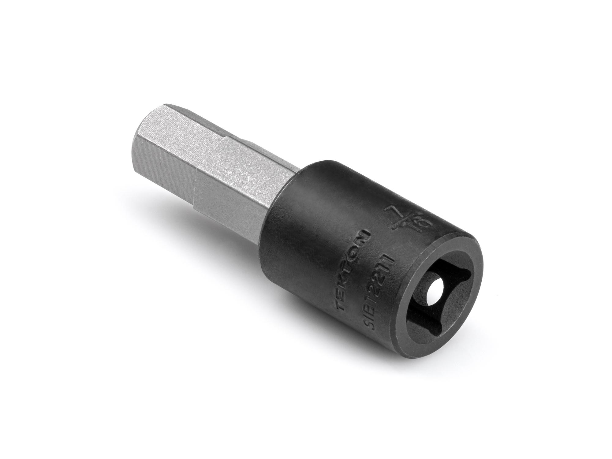 Back angle view of Tekton impact drive bit socket. Item #SIB12211
