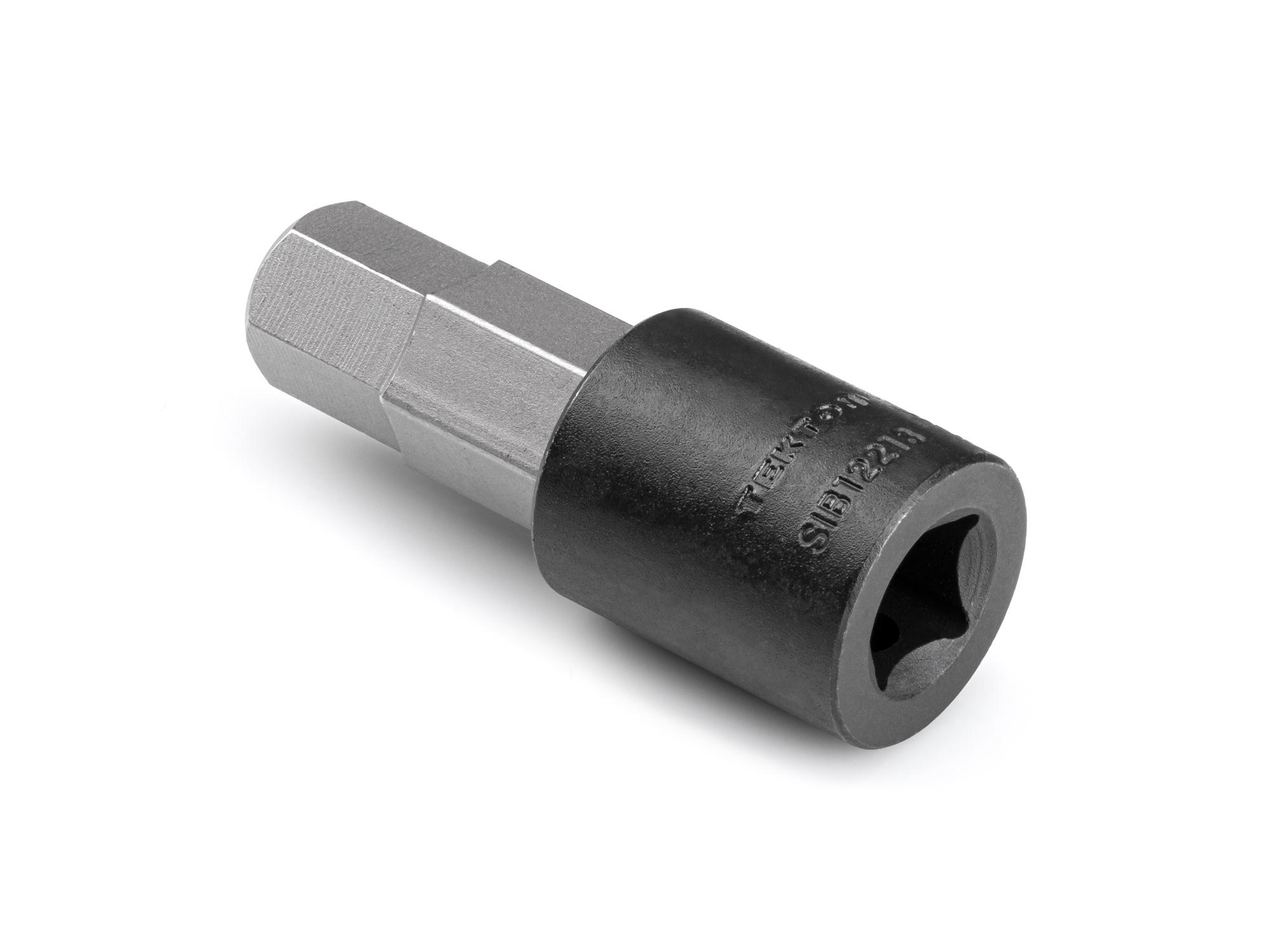 Back angle view of Tekton impact drive bit socket. Item #SIB12213