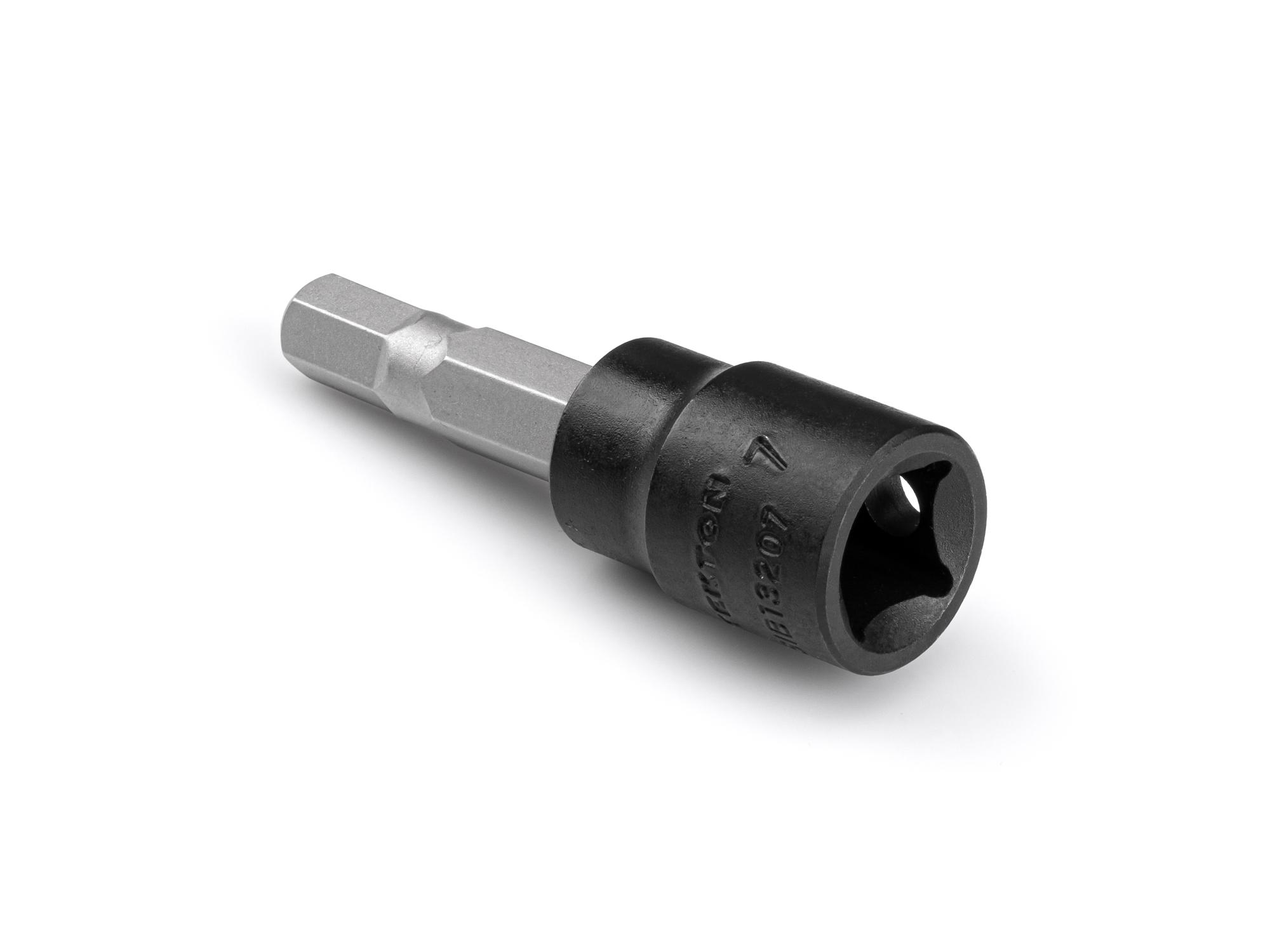 Back angle view of Tekton impact drive bit socket. Item #SIB13207