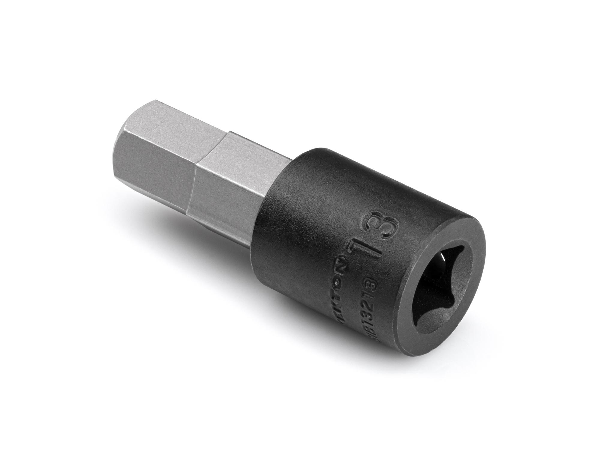 Back angle view of Tekton impact drive bit socket. Item #SIB13213