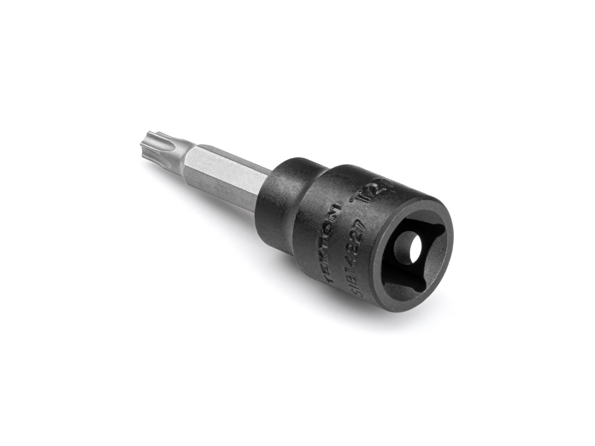 Back angle view of Tekton impact drive bit socket. Item #SIB14227
