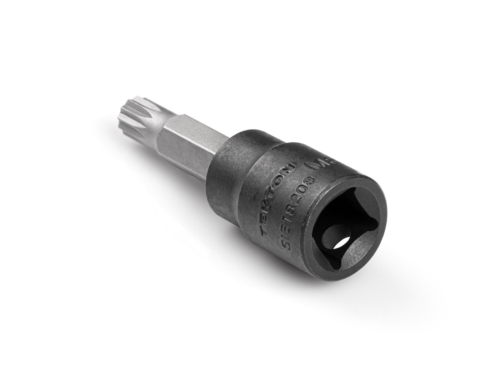 Back angle view of Tekton impact drive bit socket. Item #SIB18208
