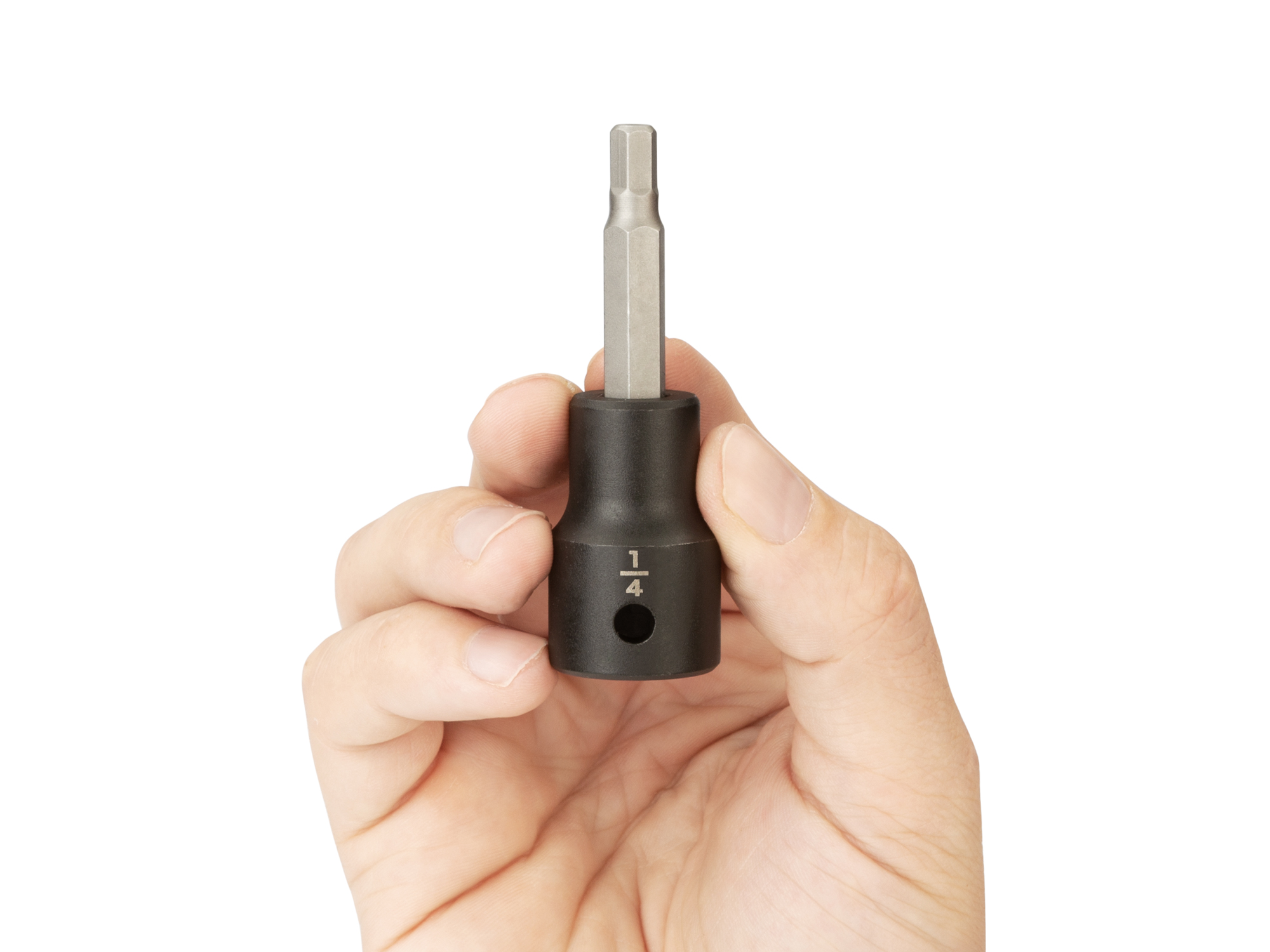 1/2 Inch Drive x 1/4 Inch Hex Impact Bit Socket | TEKTON