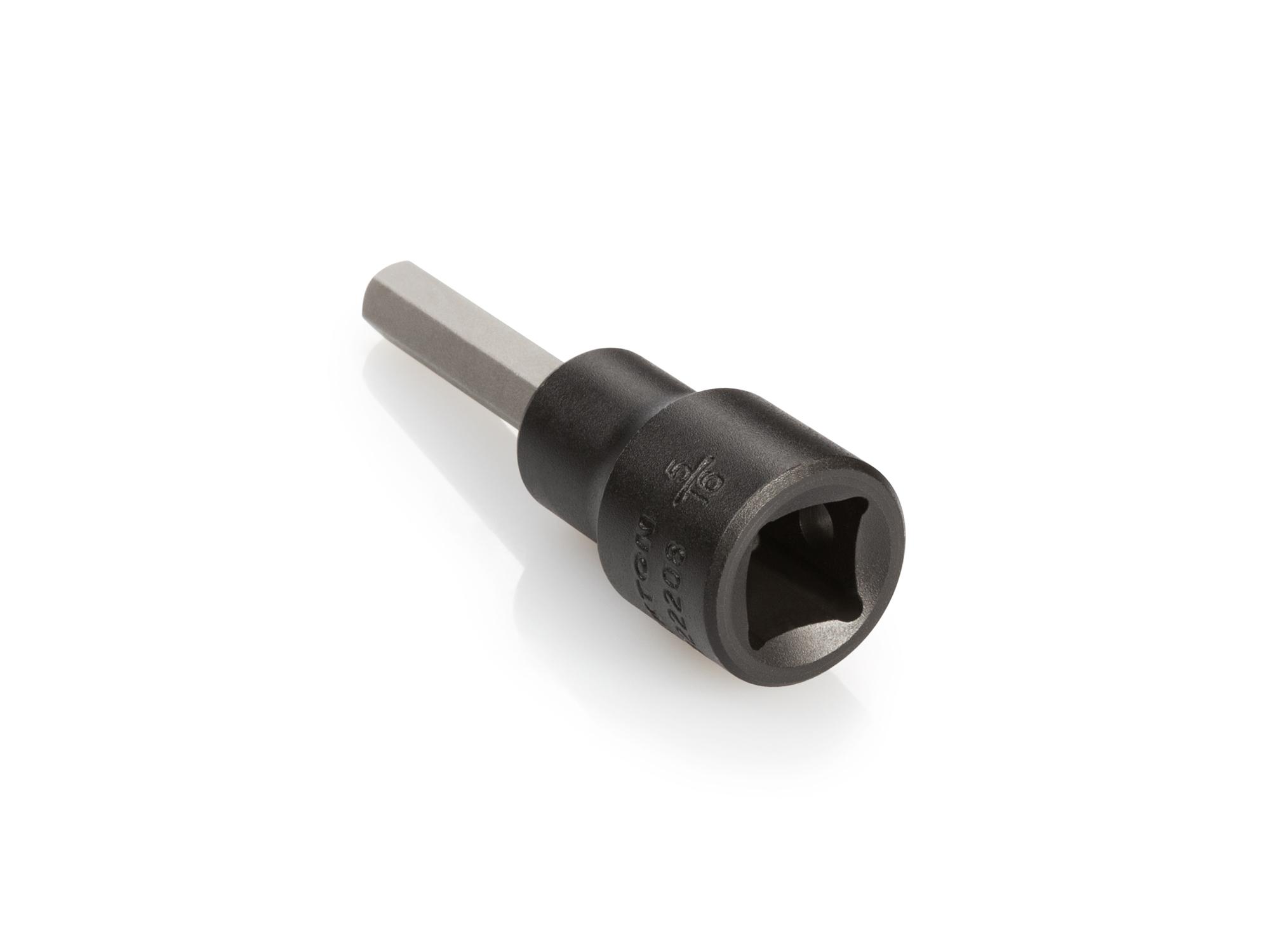 Back angle view of Tekton impact drive bit socket. Item #SIB22208