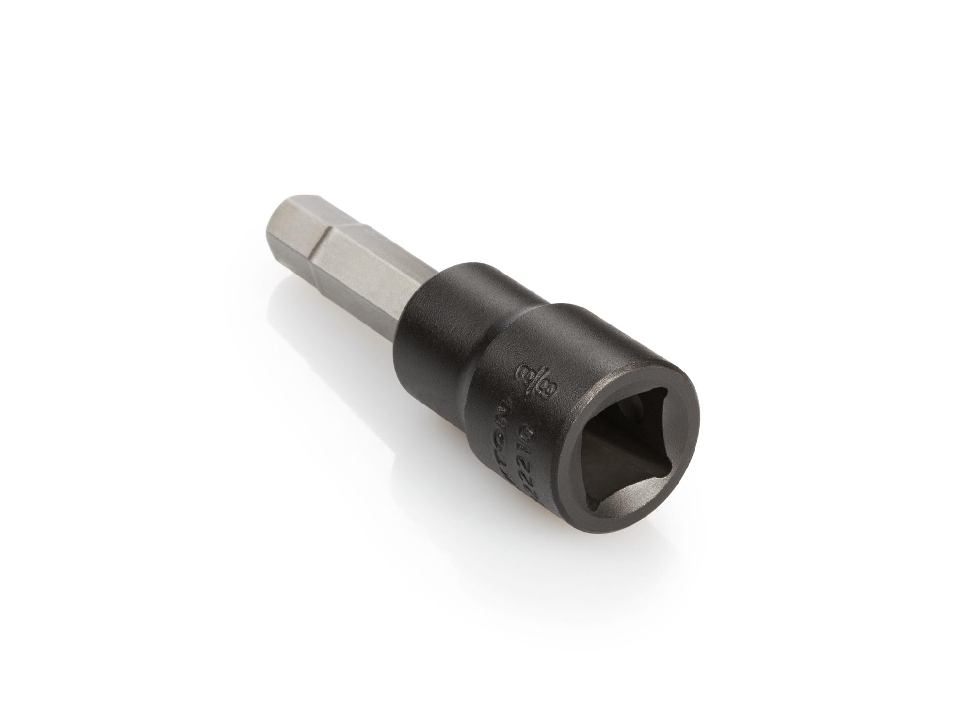 Back angle view of Tekton impact drive bit socket. Item #SIB22210