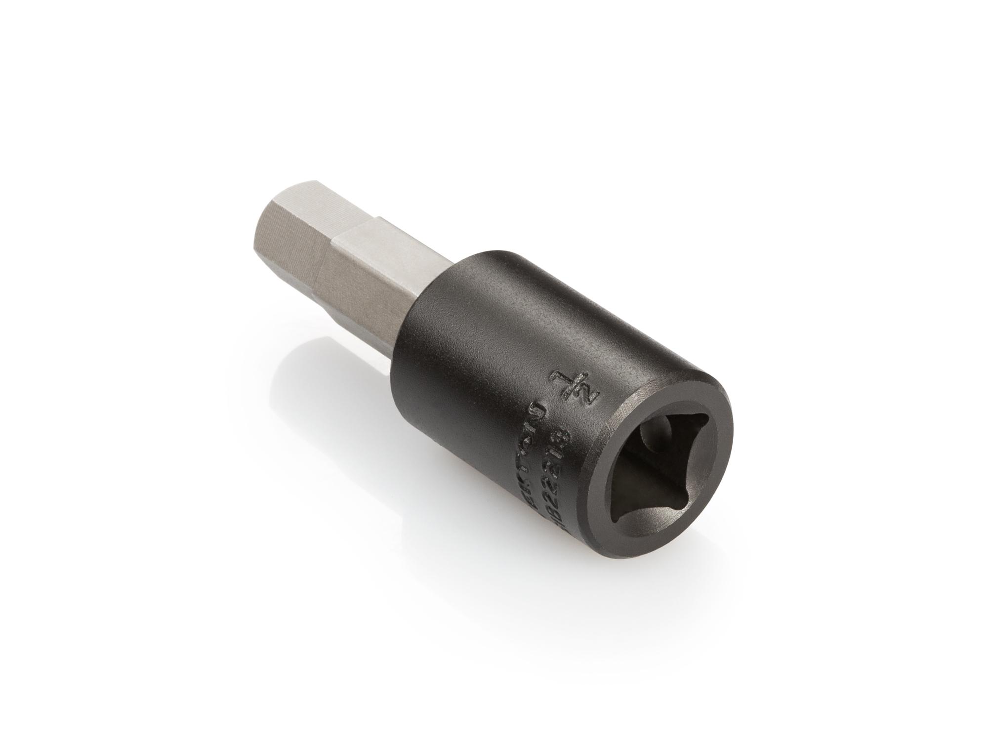 Back angle view of Tekton impact drive bit socket. Item #SIB22213