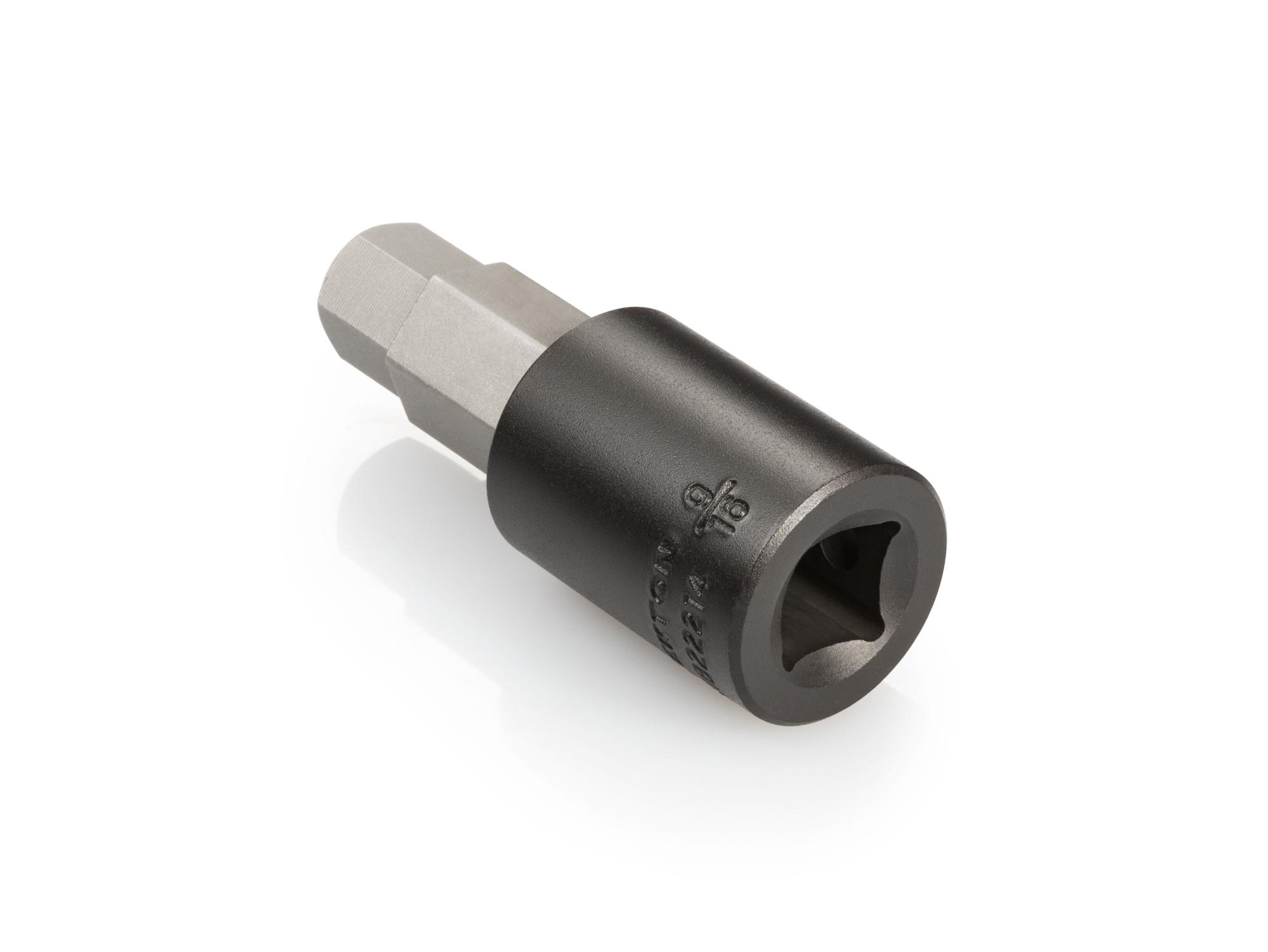 Back angle view of Tekton impact drive bit socket. Item #SIB22214