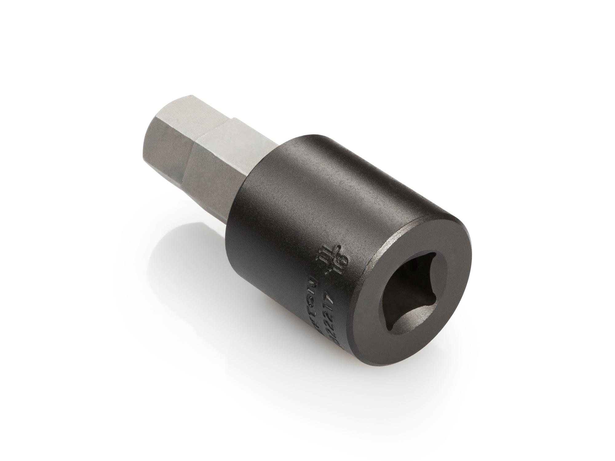 Back angle view of Tekton impact drive bit socket. Item #SIB22217