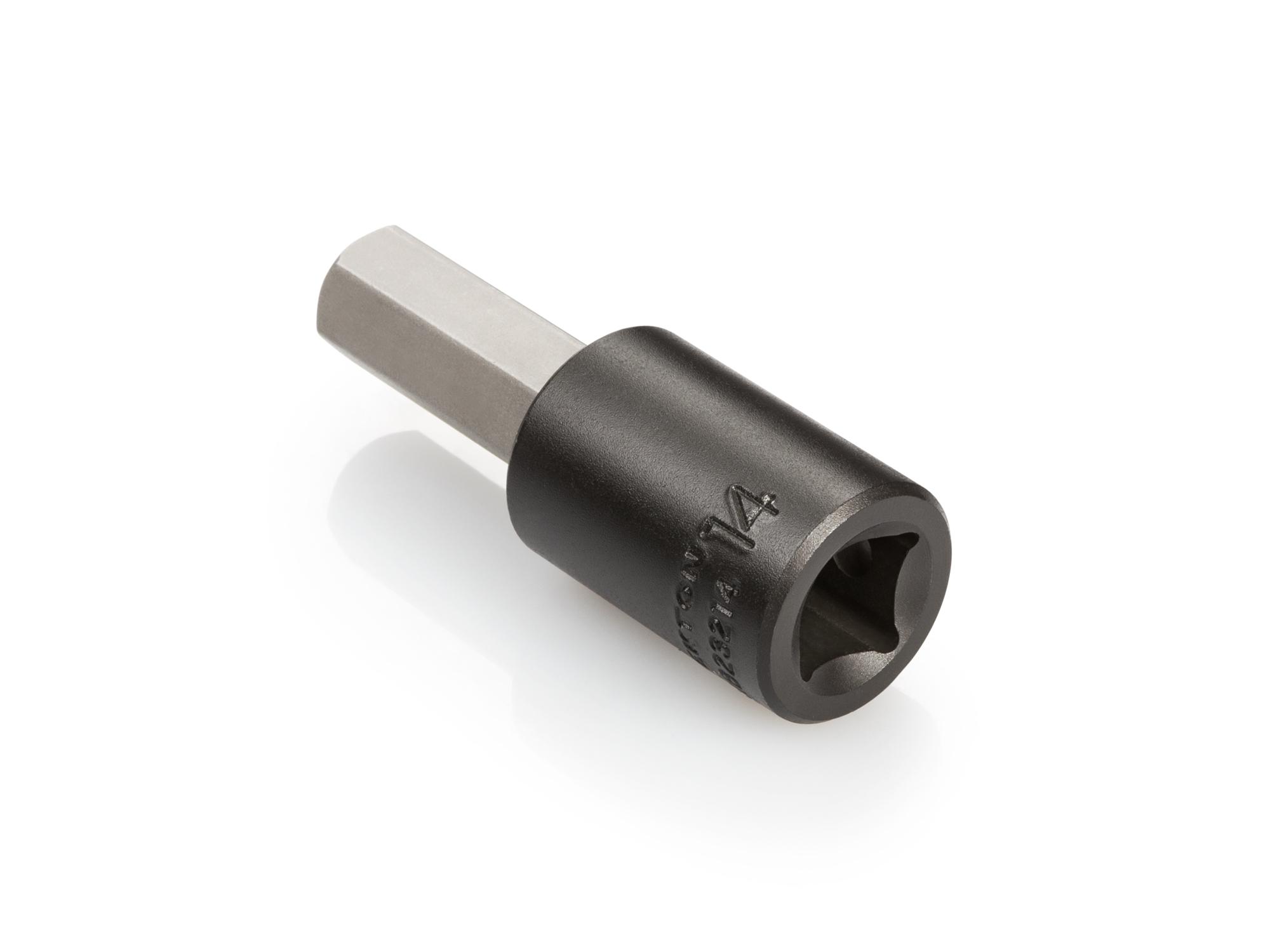 Back angle view of Tekton impact drive bit socket. Item #SIB23214