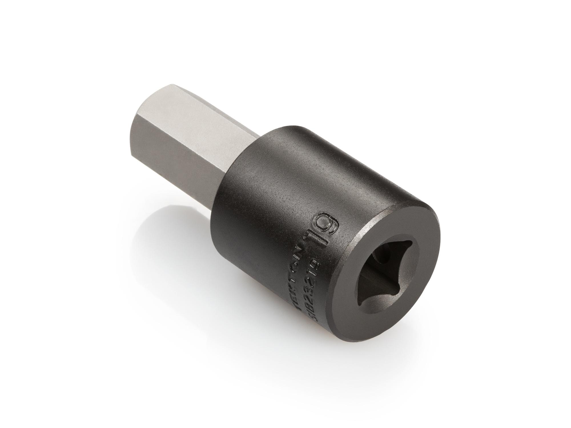 Back angle view of Tekton impact drive bit socket. Item #SIB23219