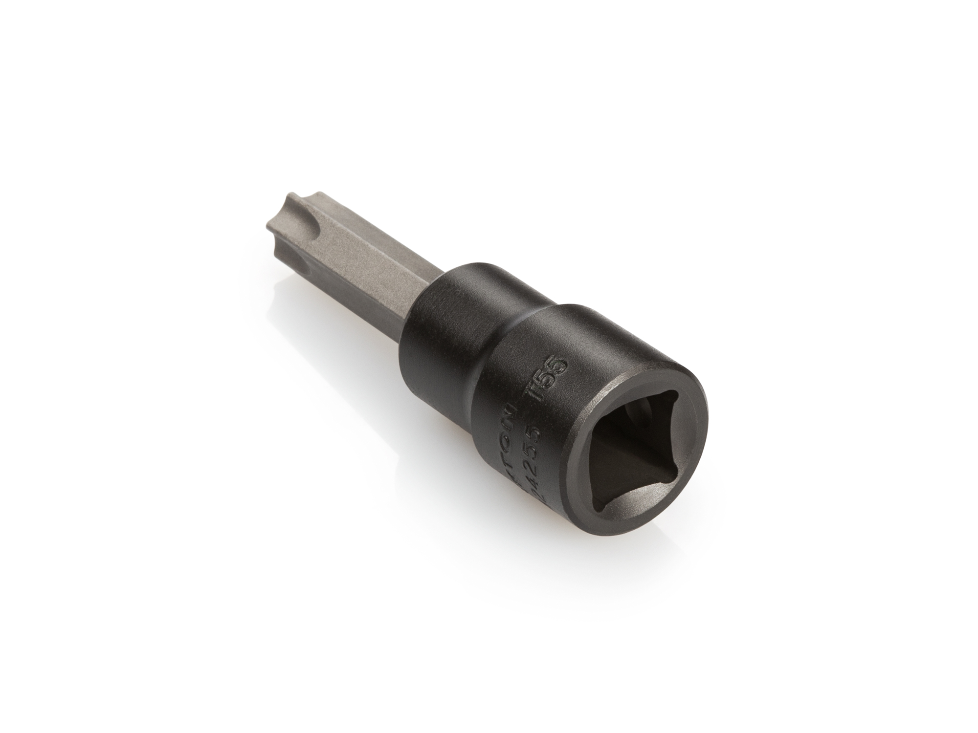 Size: T55 Torx® impact bit socket. Strong two-piece design combines S2 steel bit and Cr-Mo steel socket. SIB24255.