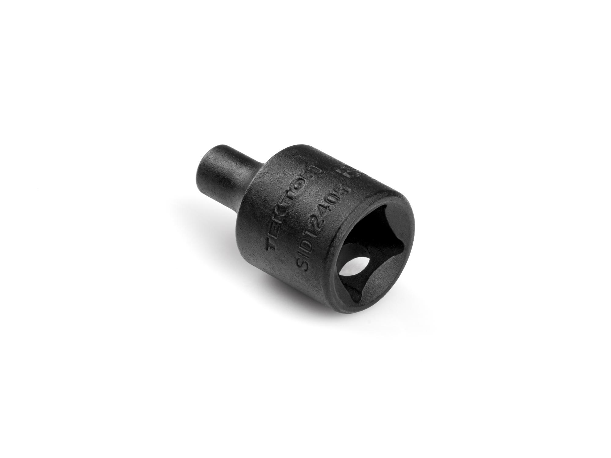 Back angle view of Tekton impact drive external star socket. Item #SID12405