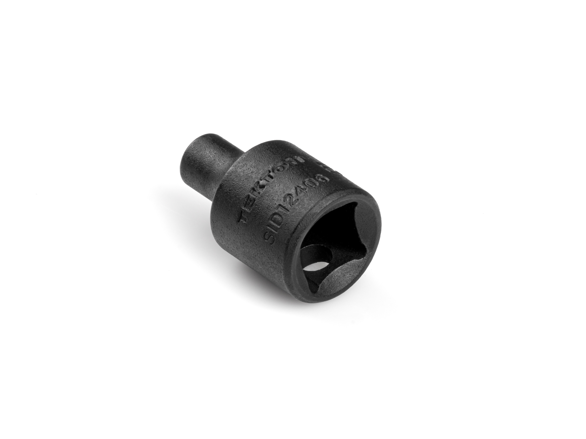 Size: E6 external star (E-Star) impact socket. Has high-visibility laser etched and permanent stamped size markings. SID12406.