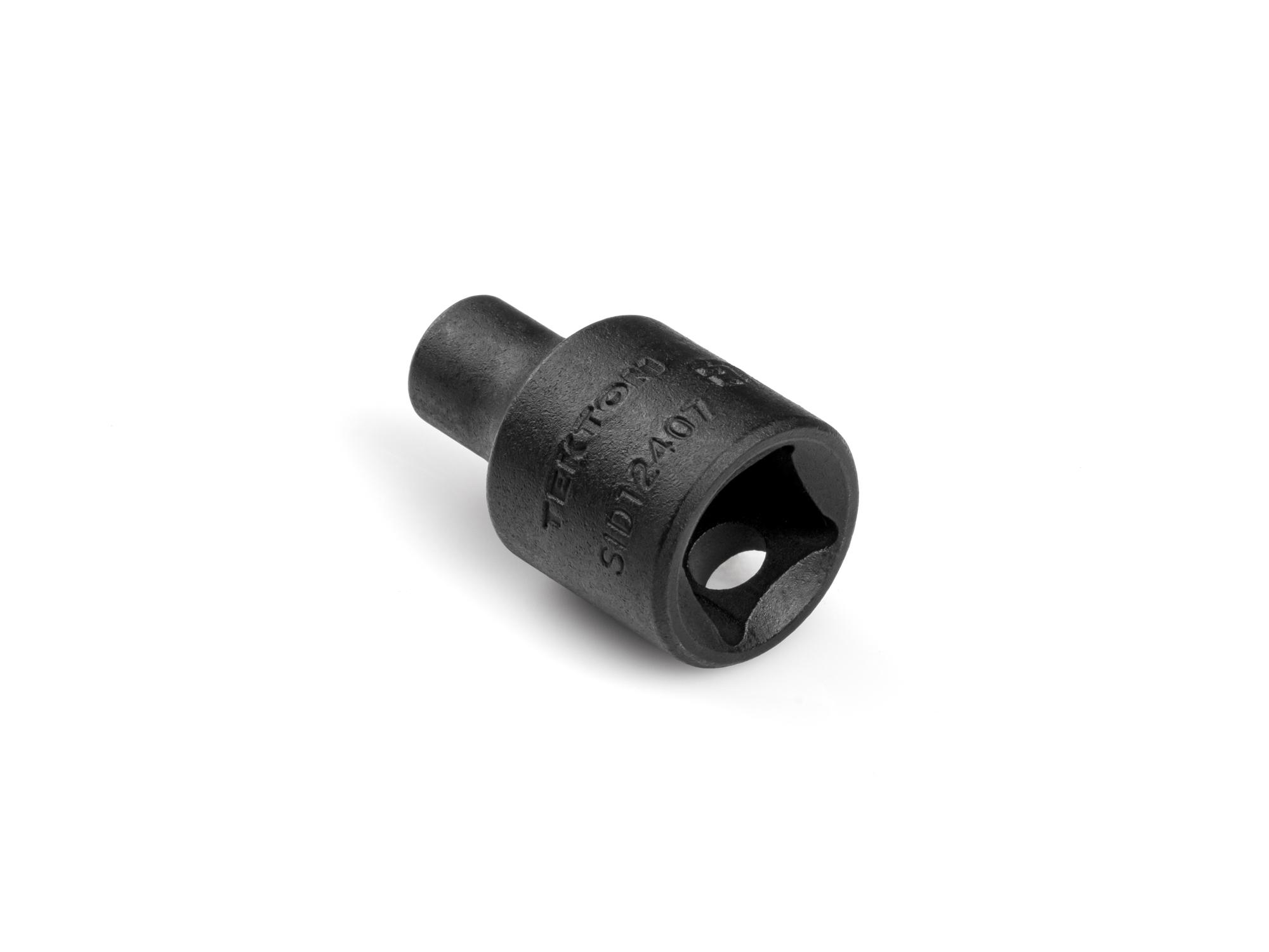 Back angle view of Tekton impact drive external star socket. Item #SID12407