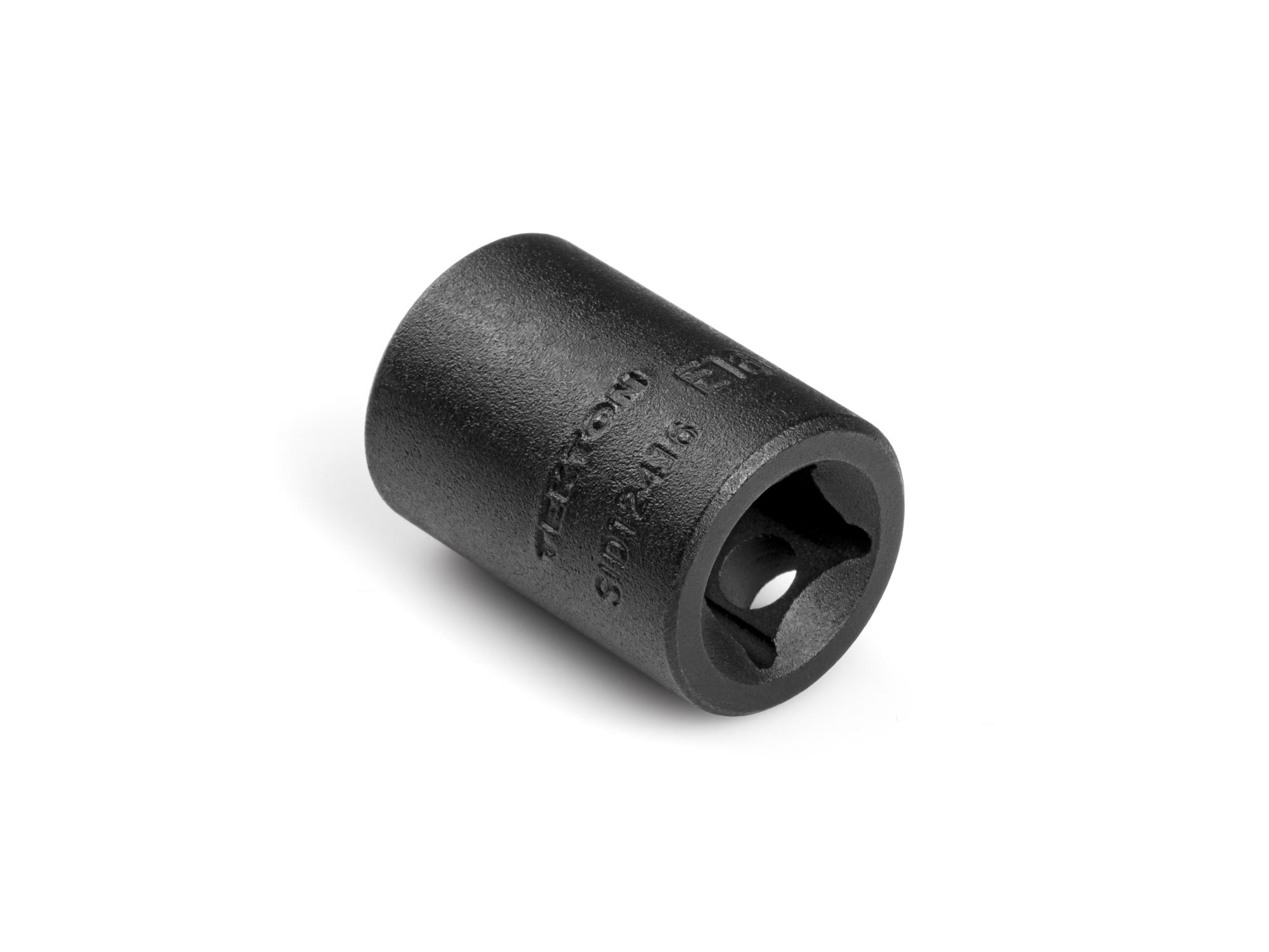 Back angle view of Tekton impact drive external star socket. Item #SID12416
