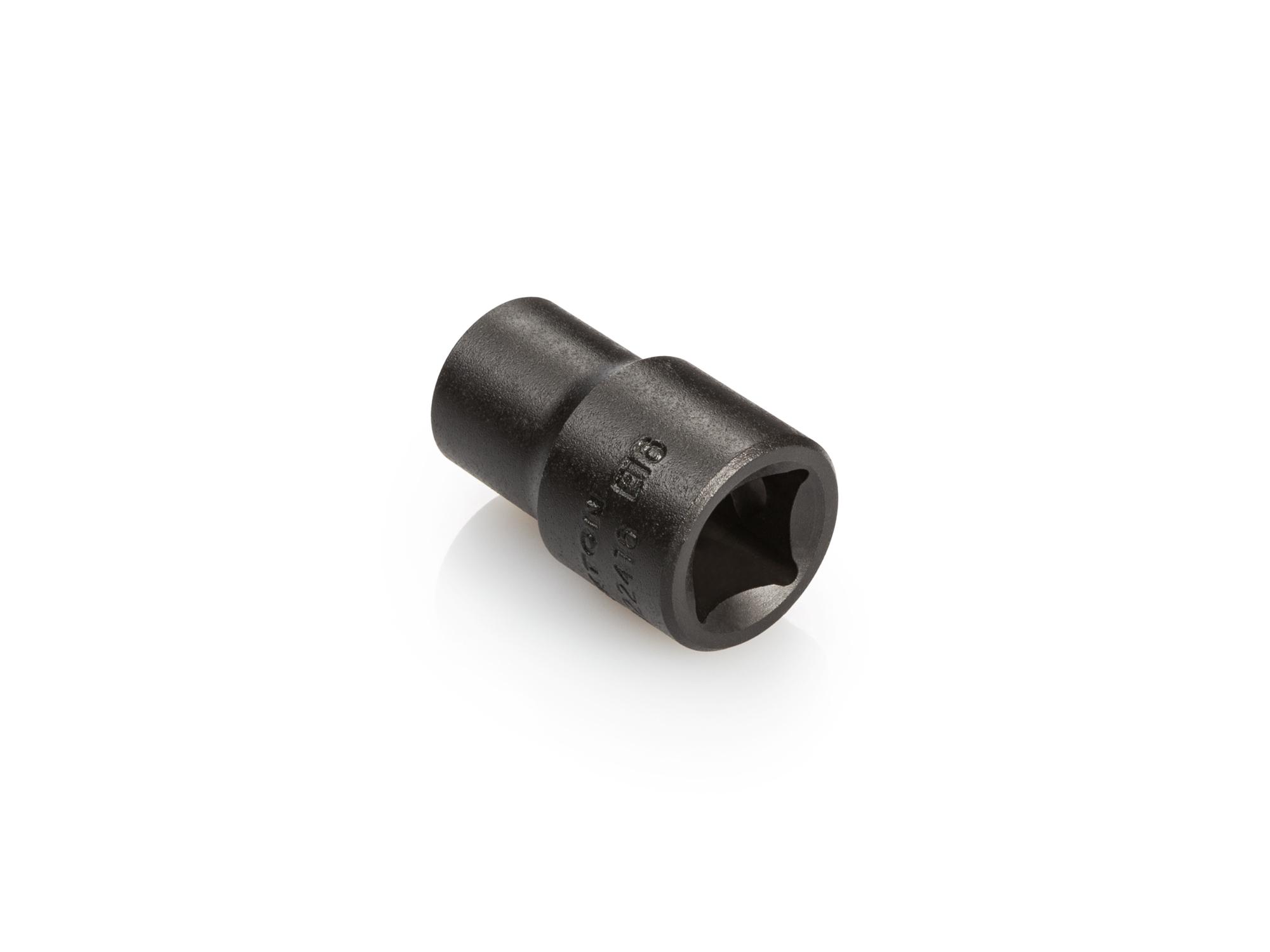 Back angle view of Tekton impact drive external star socket. Item #SID22416